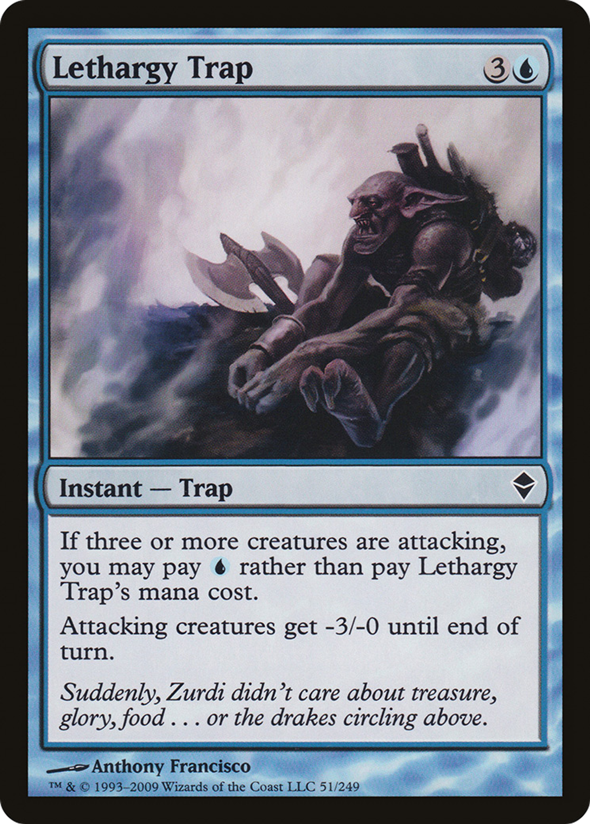 Lethargy Trap — Zendikar — Magic: The Gathering