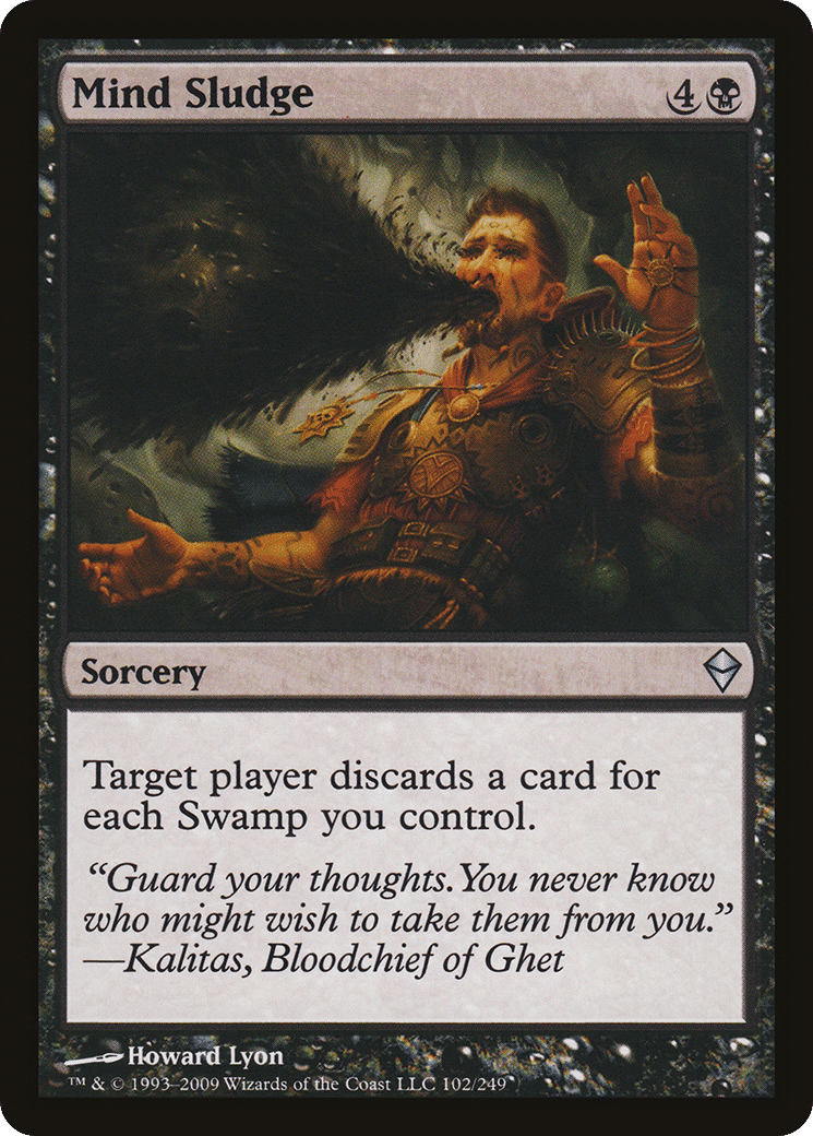 Mind Sludge — Zendikar — Magic: The Gathering