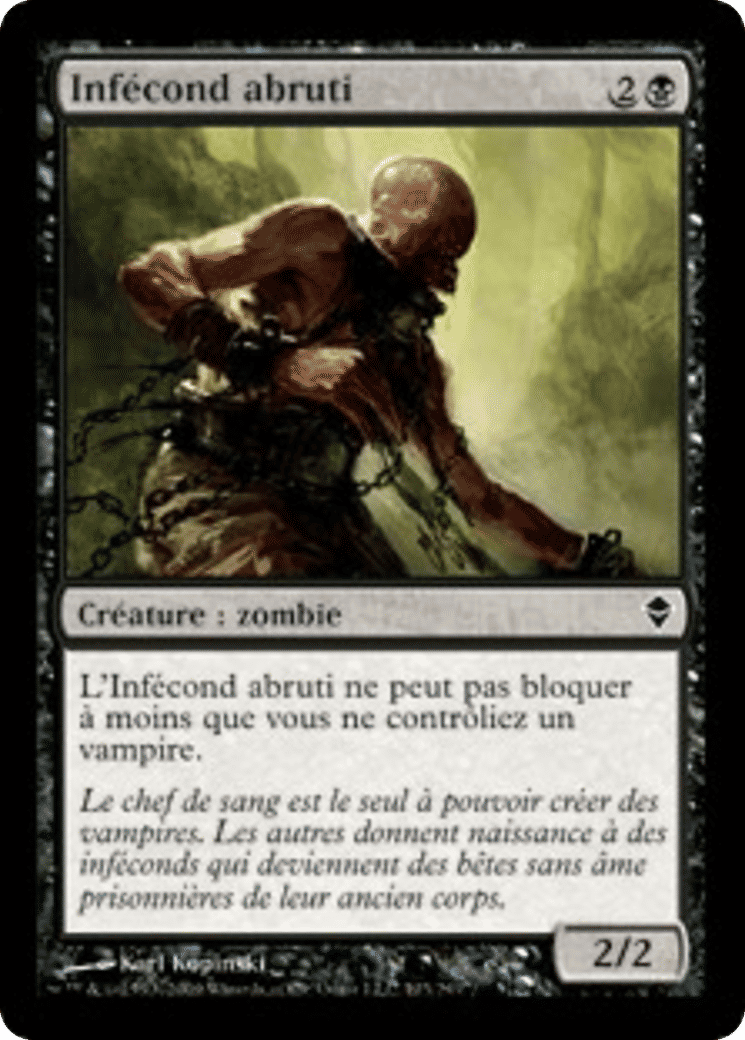 Infécond abruti — Zendikar — Magic: The Gathering