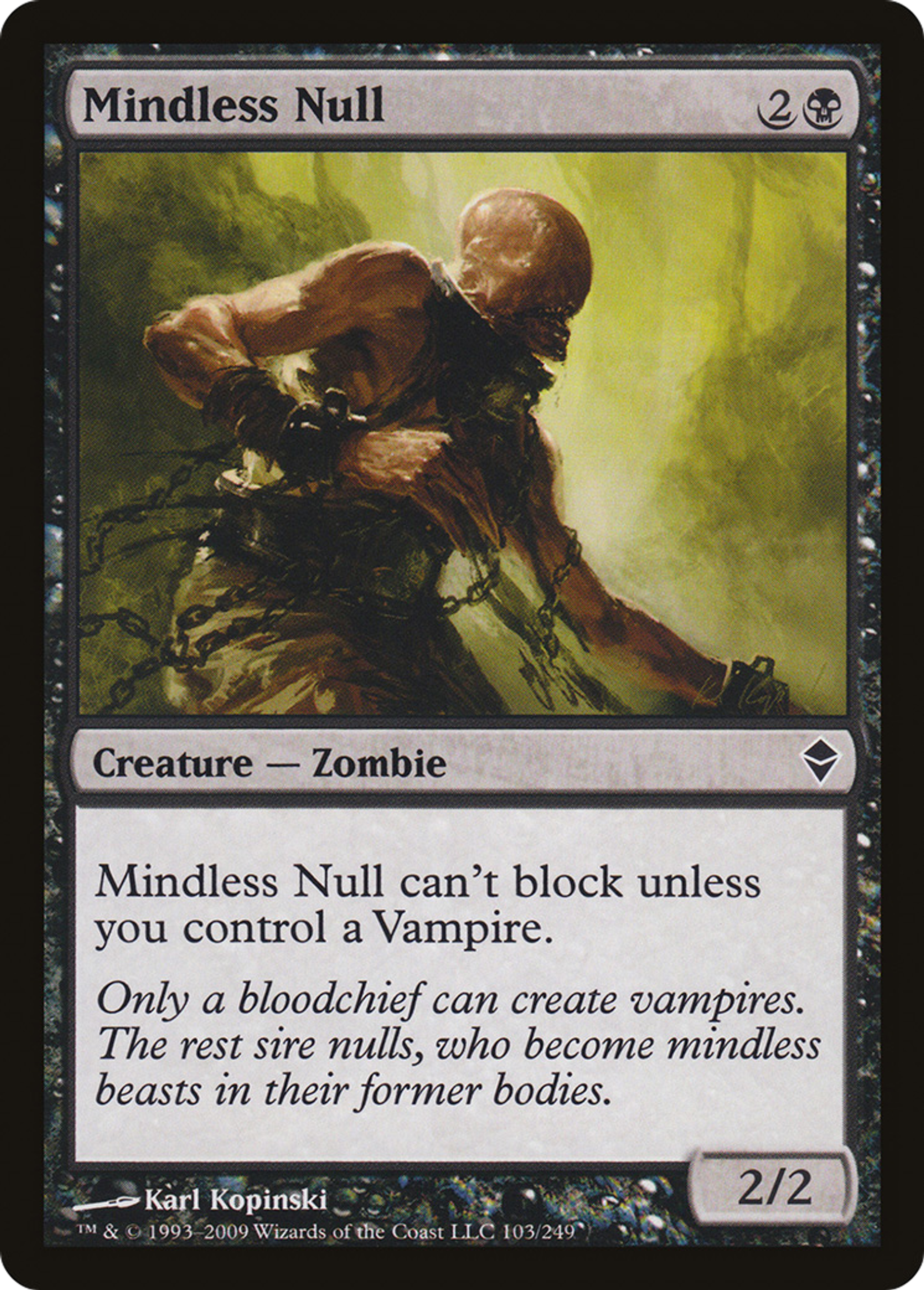 Mindless Null — Zendikar — Magic: The Gathering