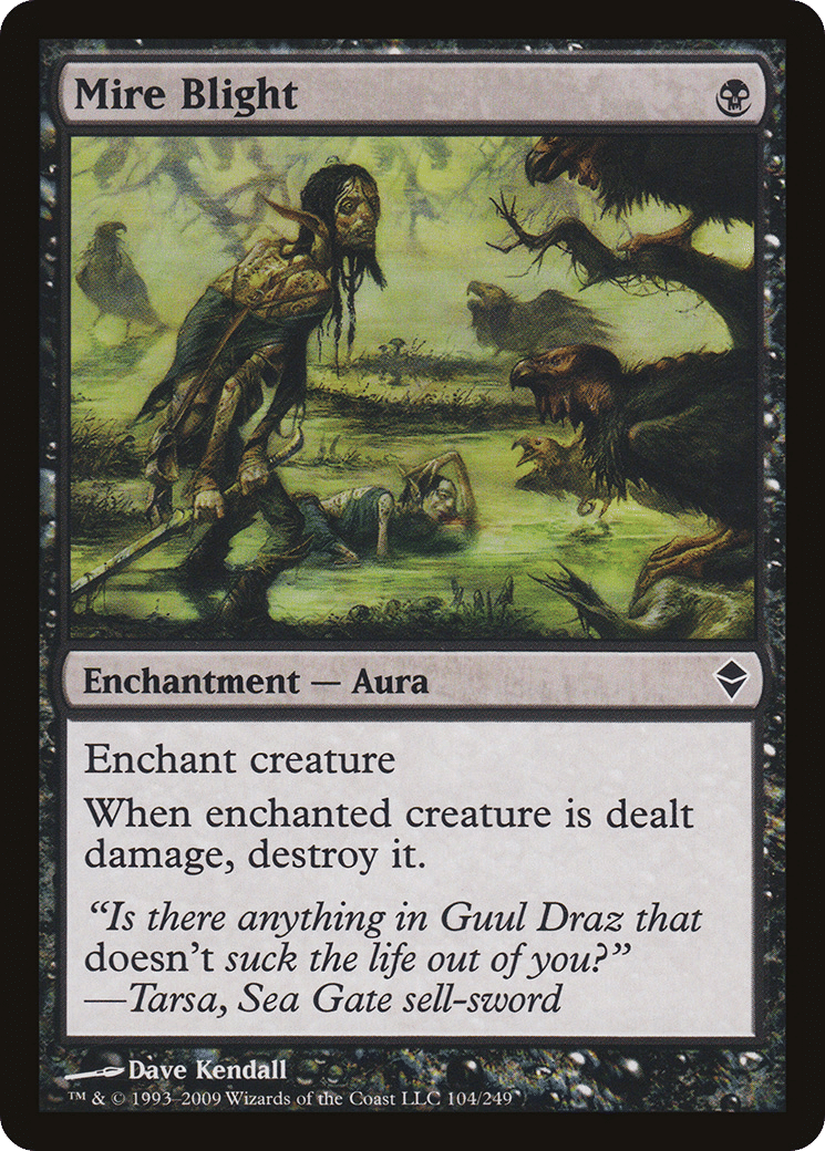 Mire Blight — Zendikar — Magic: The Gathering