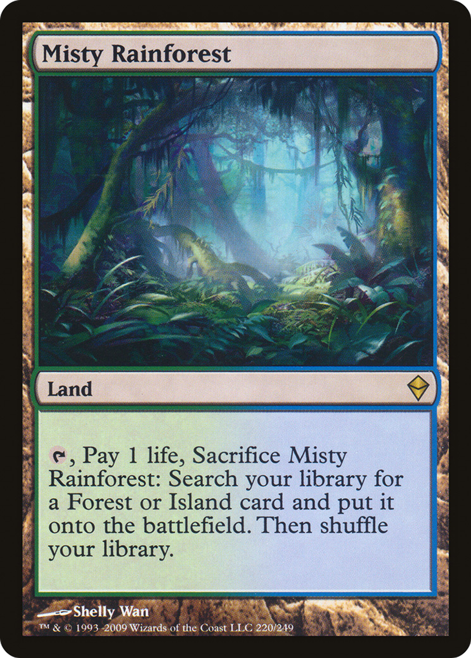 Misty Rainforest — Zendikar — Magic: The Gathering