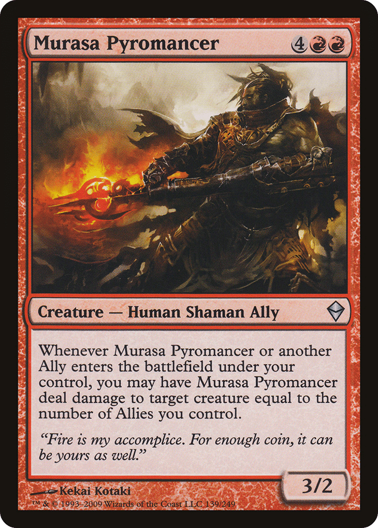 Murasa Pyromancer — Zendikar — Magic: The Gathering