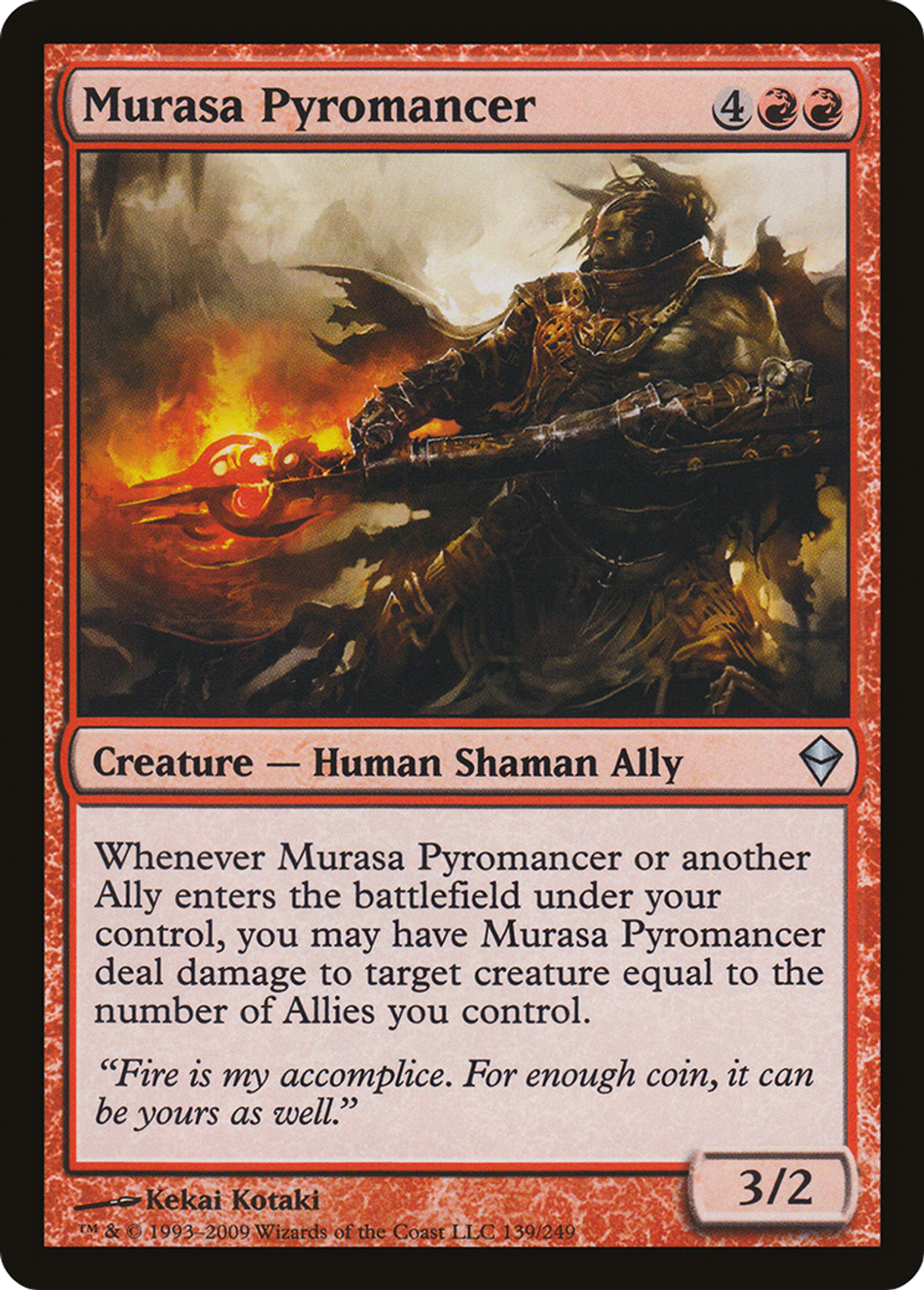 Murasa Pyromancer — Zendikar — Magic: The Gathering