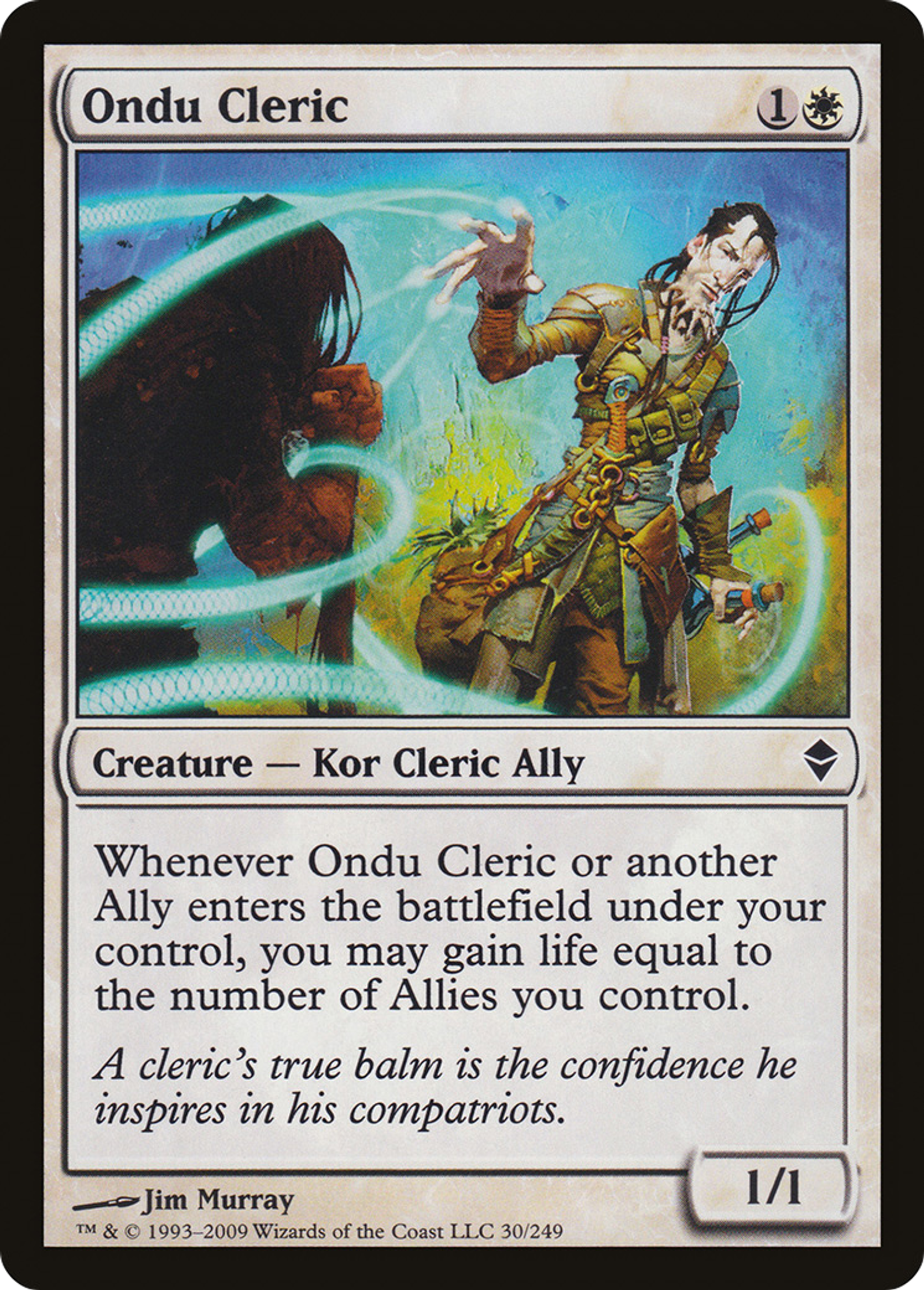 Ondu Cleric — Zendikar — Magic: The Gathering