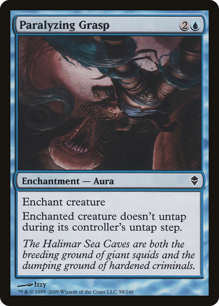 Paralyzing Grasp — Zendikar — Magic: The Gathering
