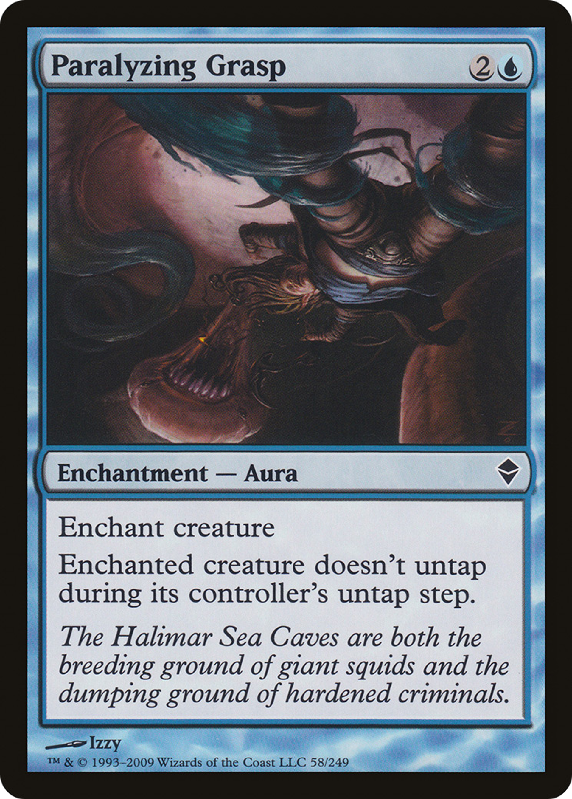 Paralyzing Grasp — Zendikar — Magic: The Gathering