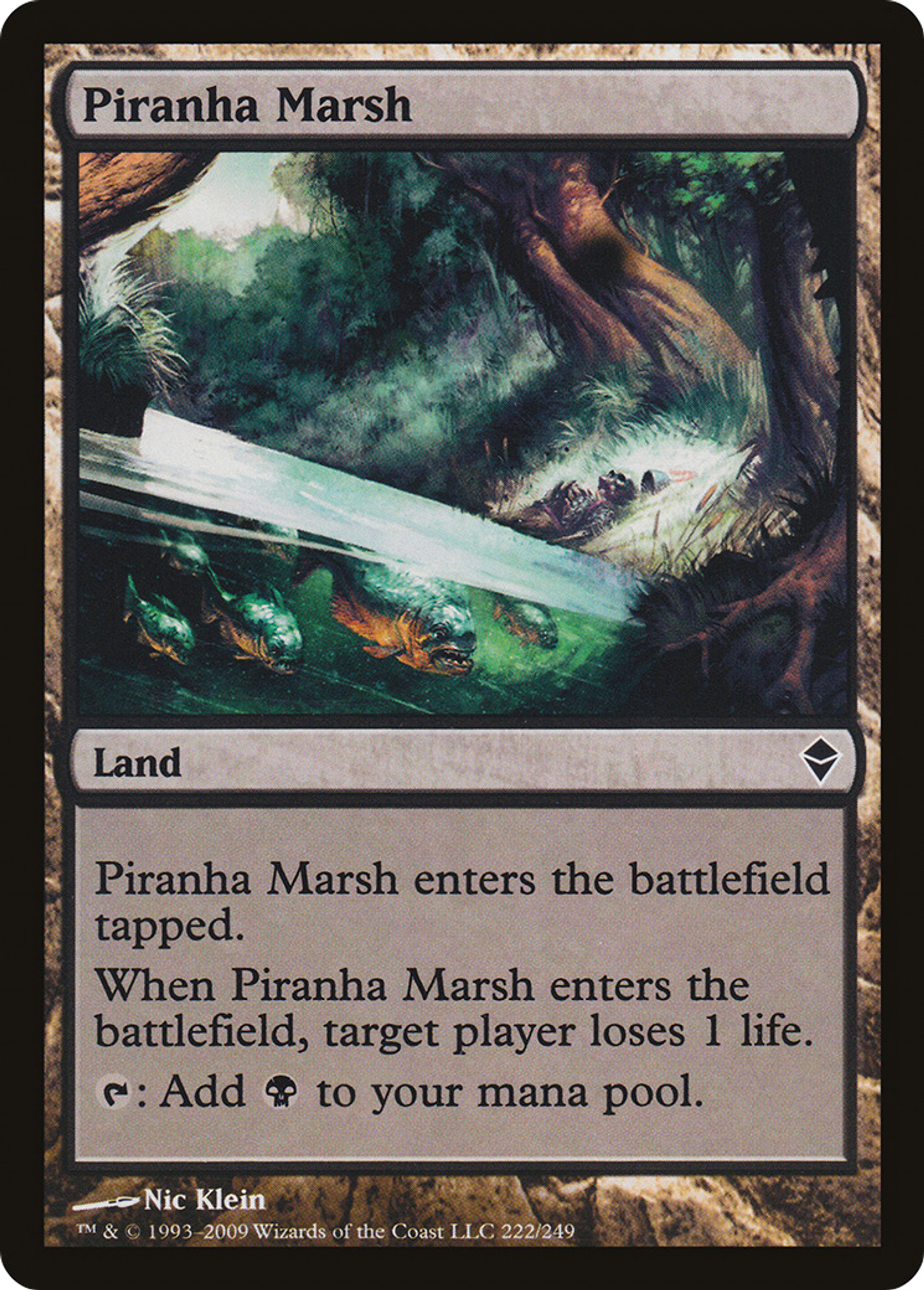 Piranha Marsh — Zendikar — Magic: The Gathering