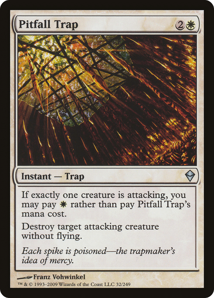 Pitfall Trap — Zendikar — Magic: The Gathering