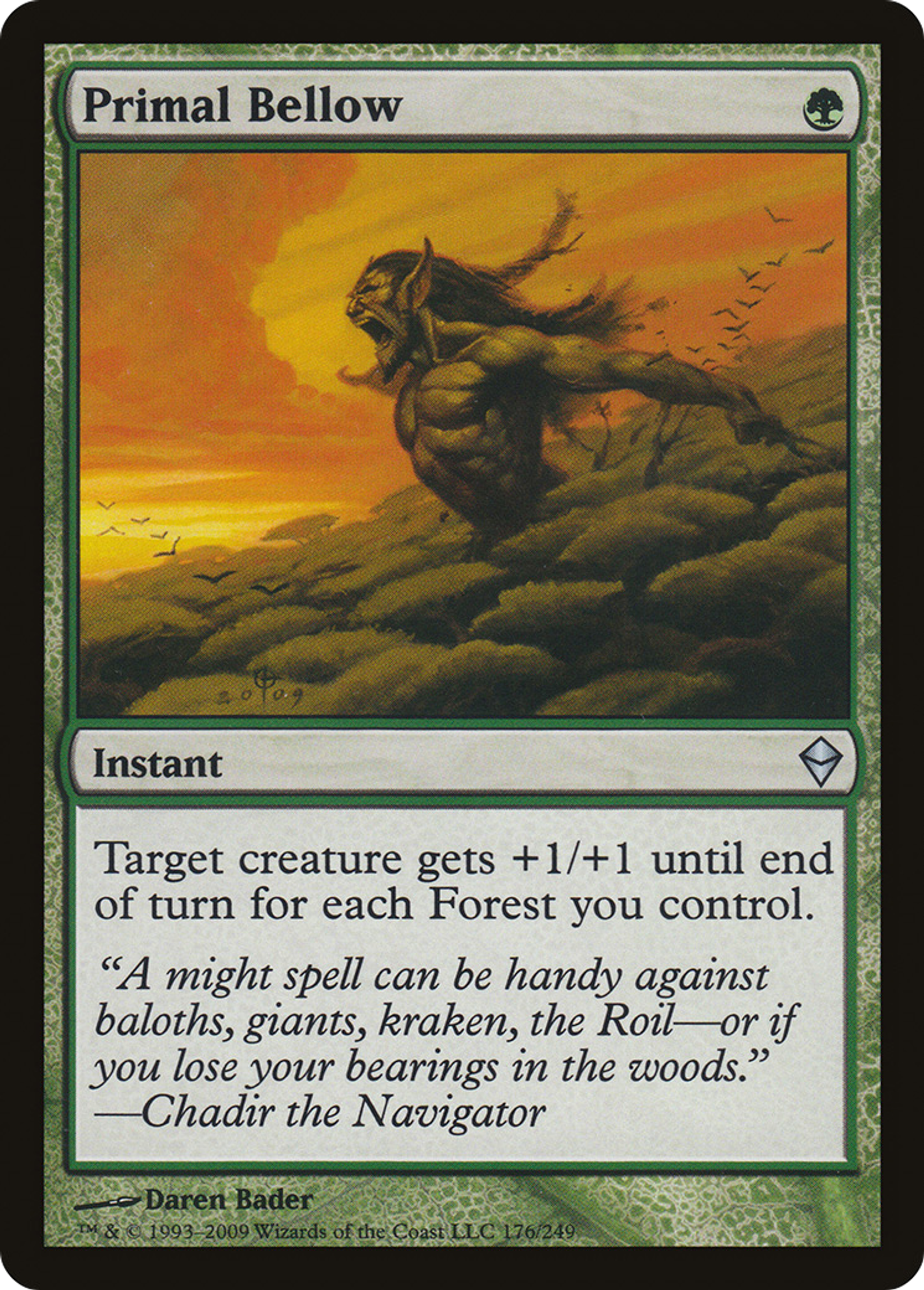 Primal Bellow — Zendikar — Magic: The Gathering