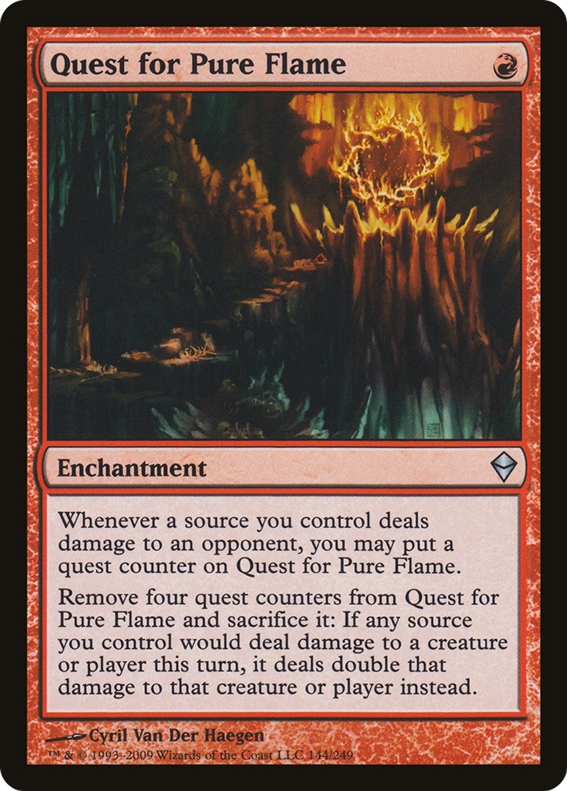 Quest for Pure Flame — Zendikar — Magic: The Gathering