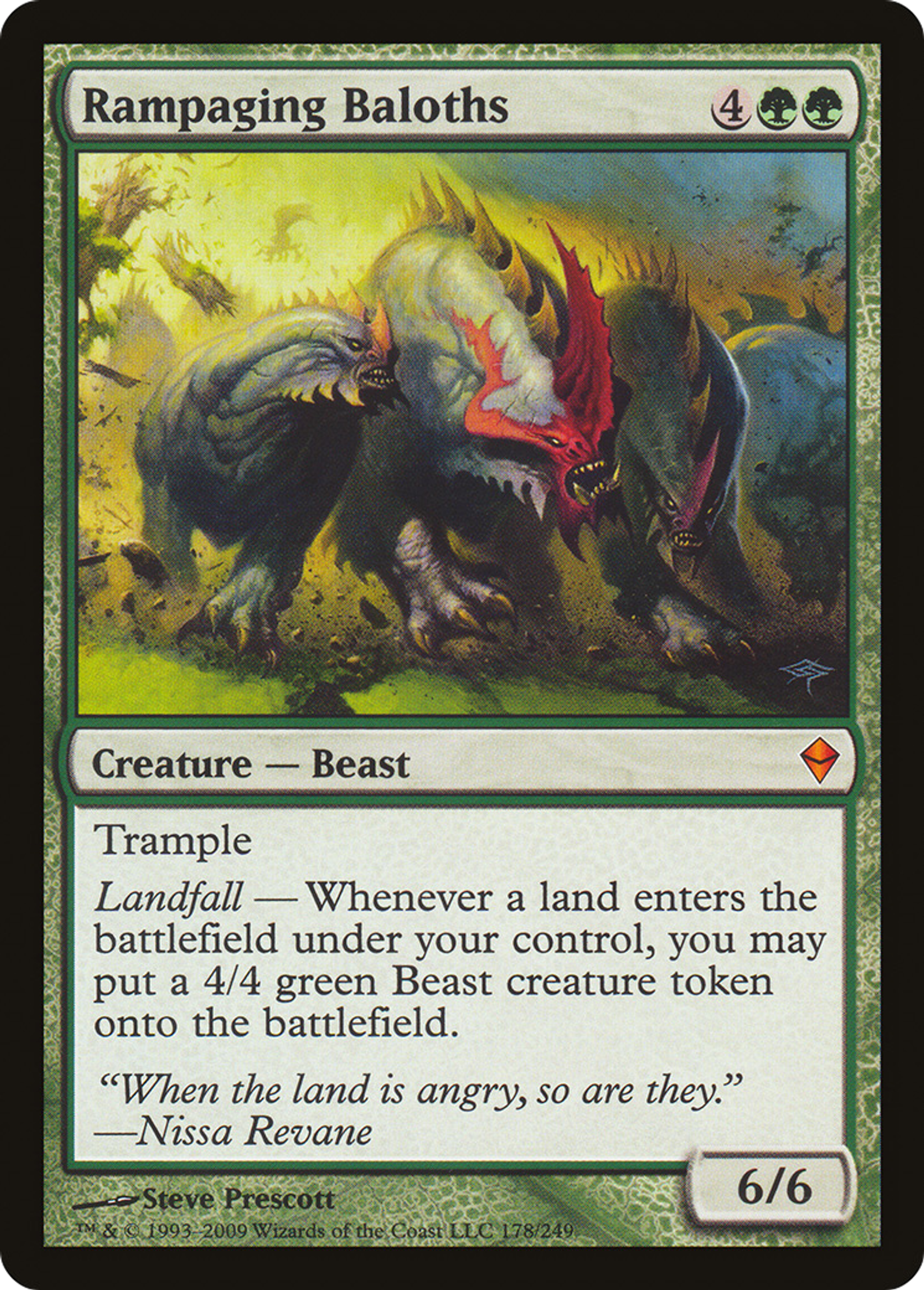 Rampaging Baloths — Zendikar — Magic: The Gathering