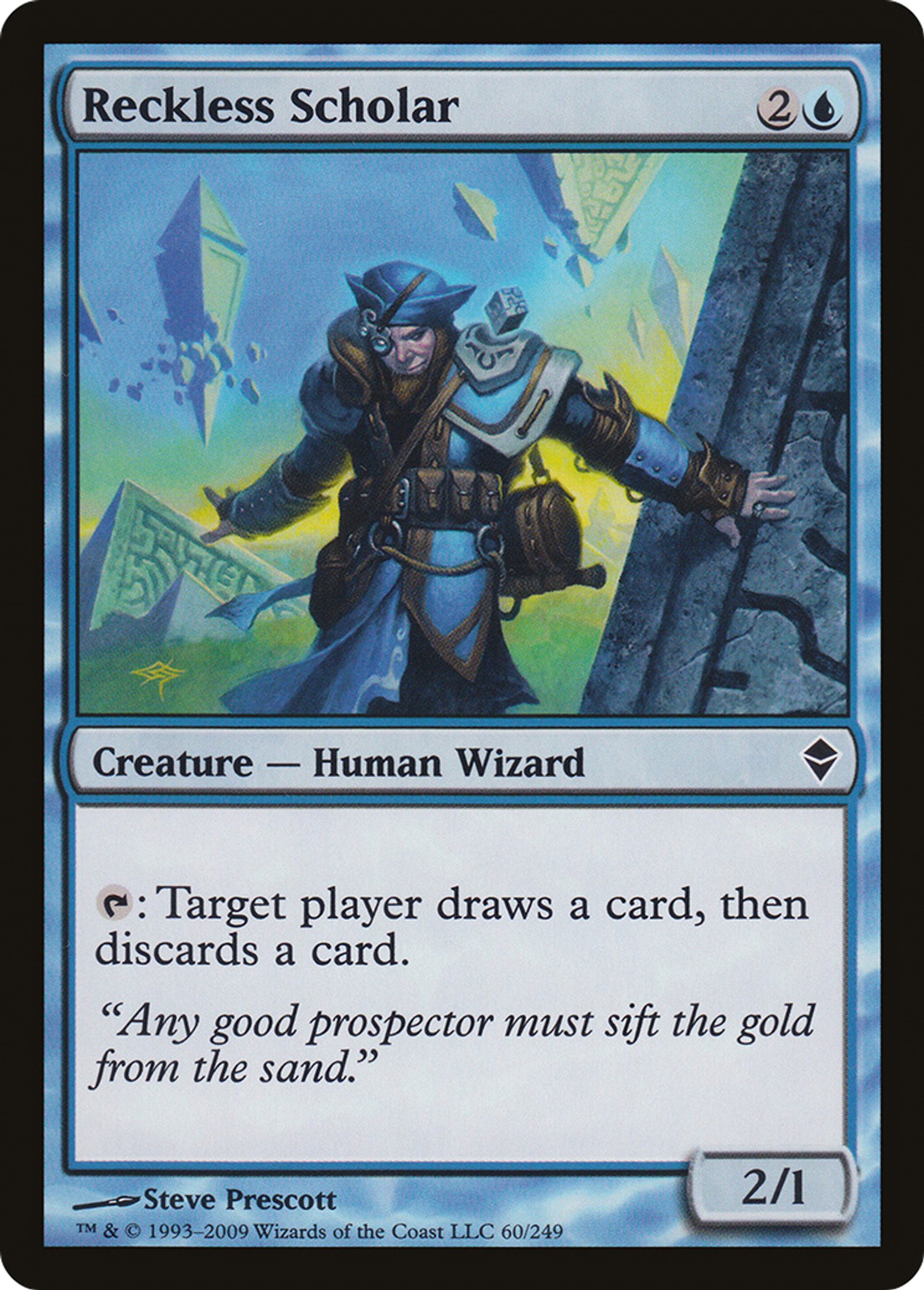 Reckless Scholar — Zendikar — Magic: The Gathering