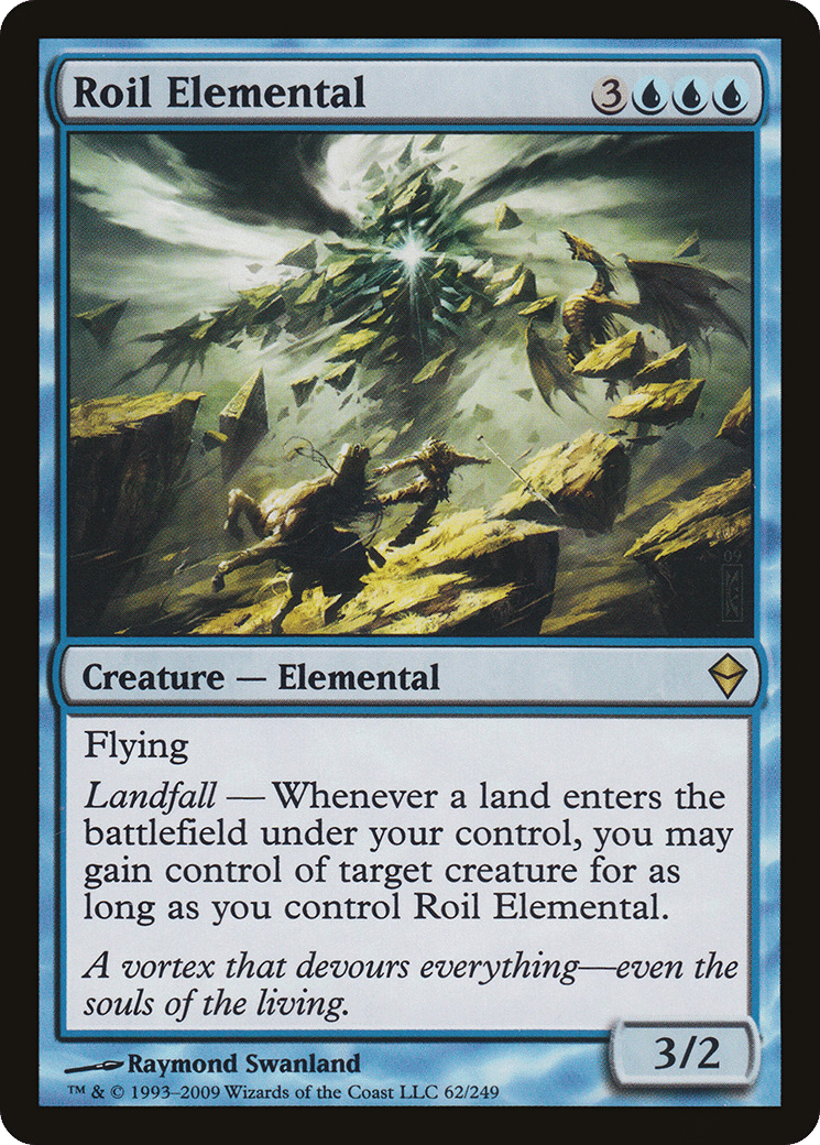 Roil Elemental — Zendikar — Magic: The Gathering