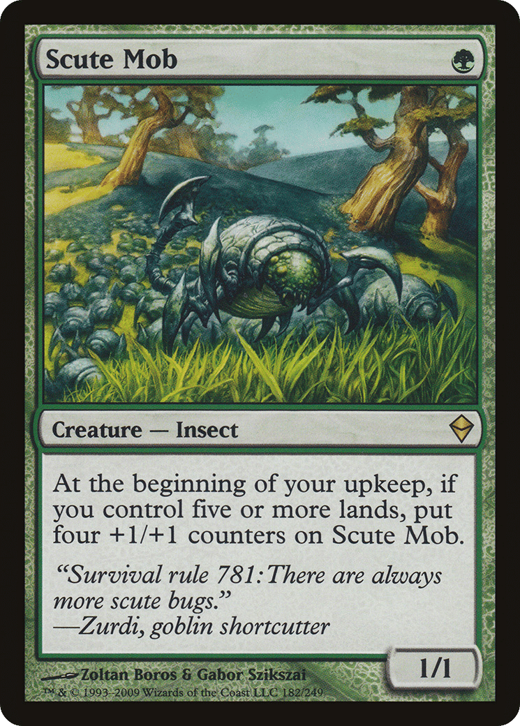 Scute Mob — Zendikar — Magic: The Gathering