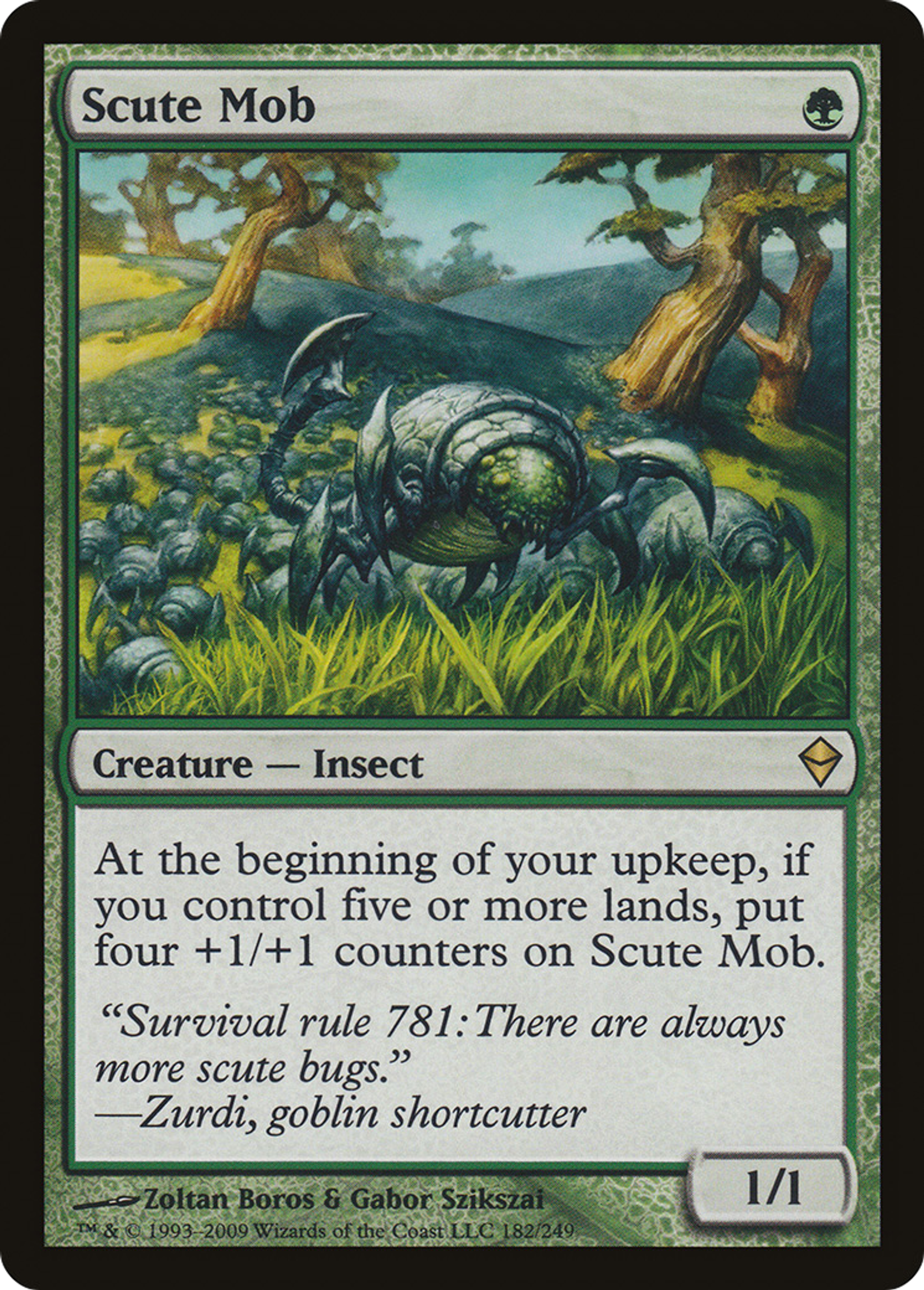 Scute Mob — Zendikar — Magic: The Gathering