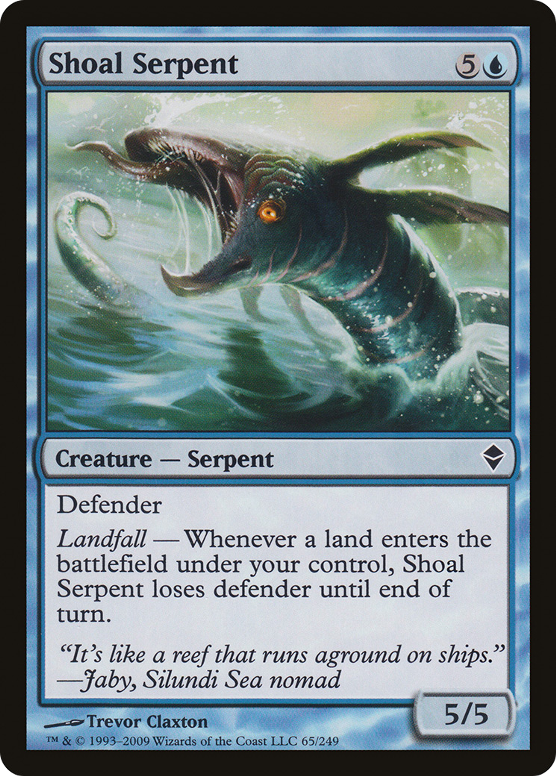 Shoal Serpent — Zendikar — Magic: The Gathering