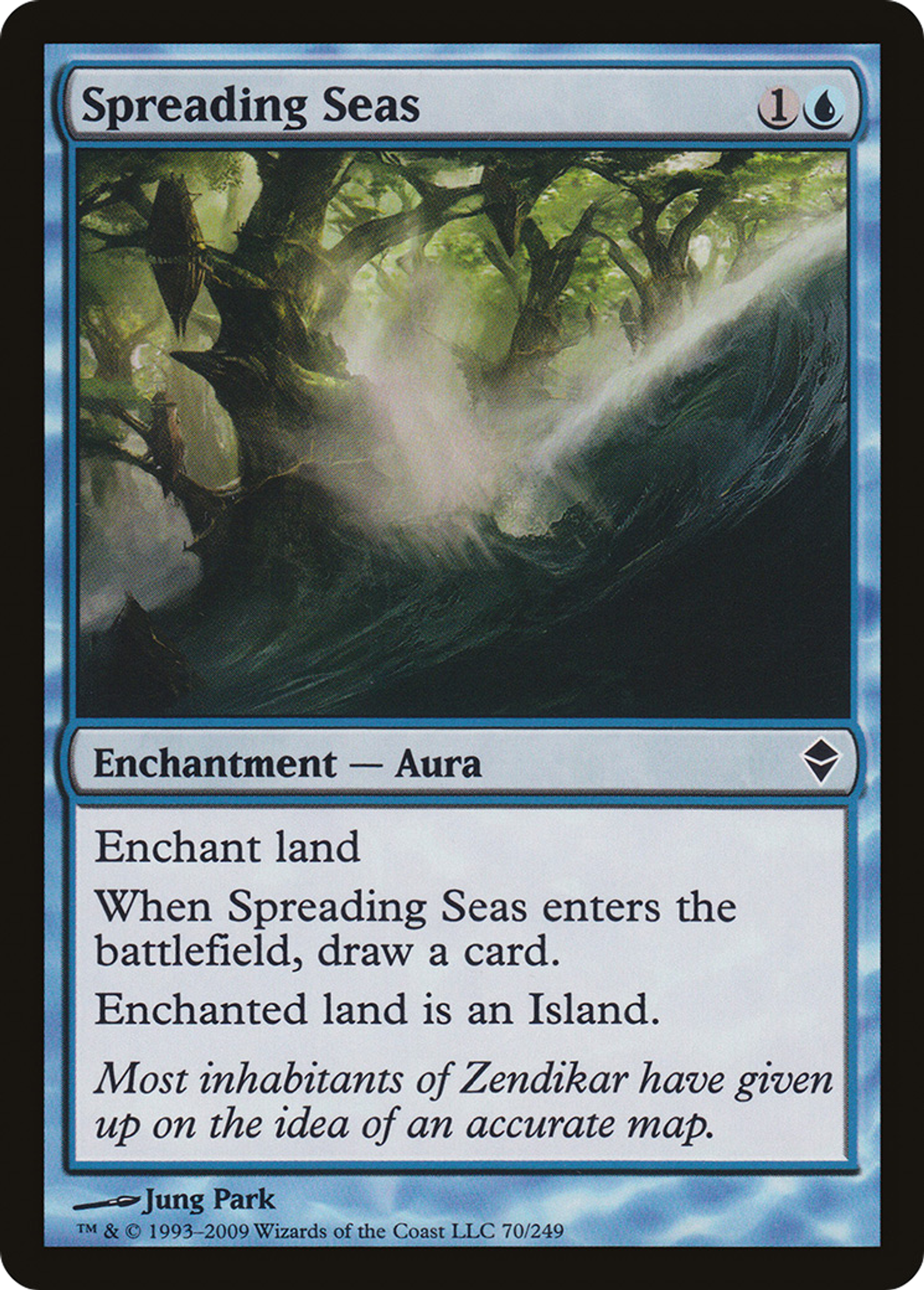 Spreading Seas — Zendikar — Magic: The Gathering