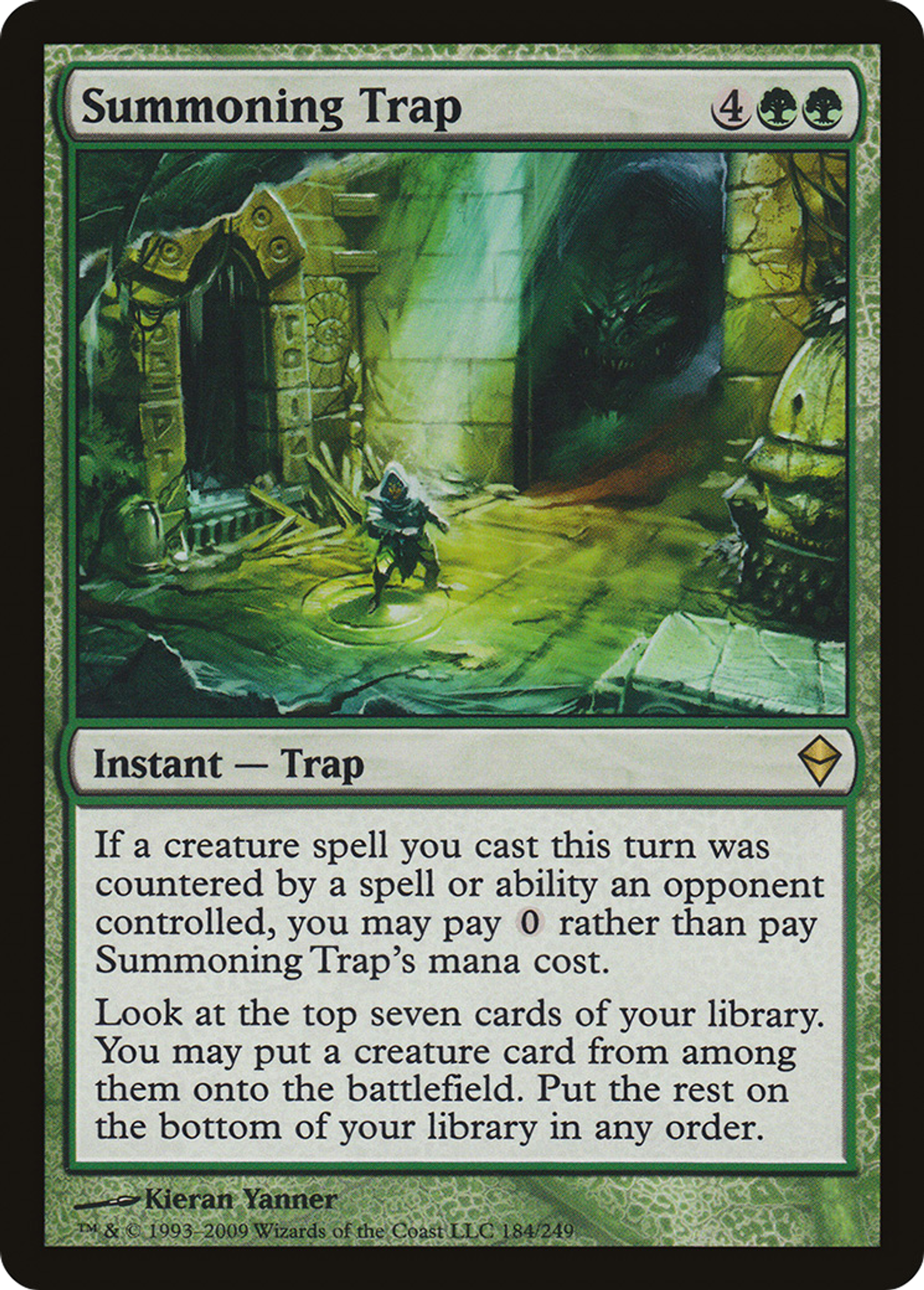 Summoning Trap — Zendikar — Magic: The Gathering