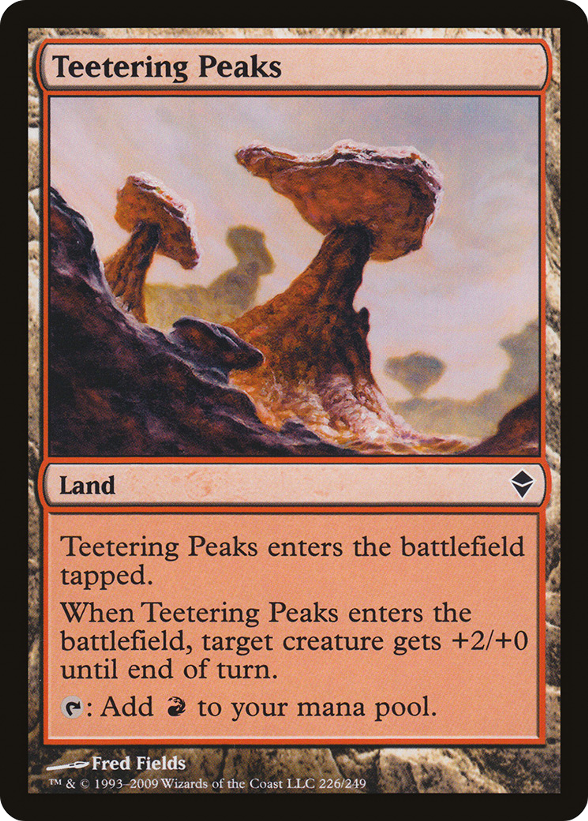 Teetering Peaks — Zendikar — Magic: The Gathering