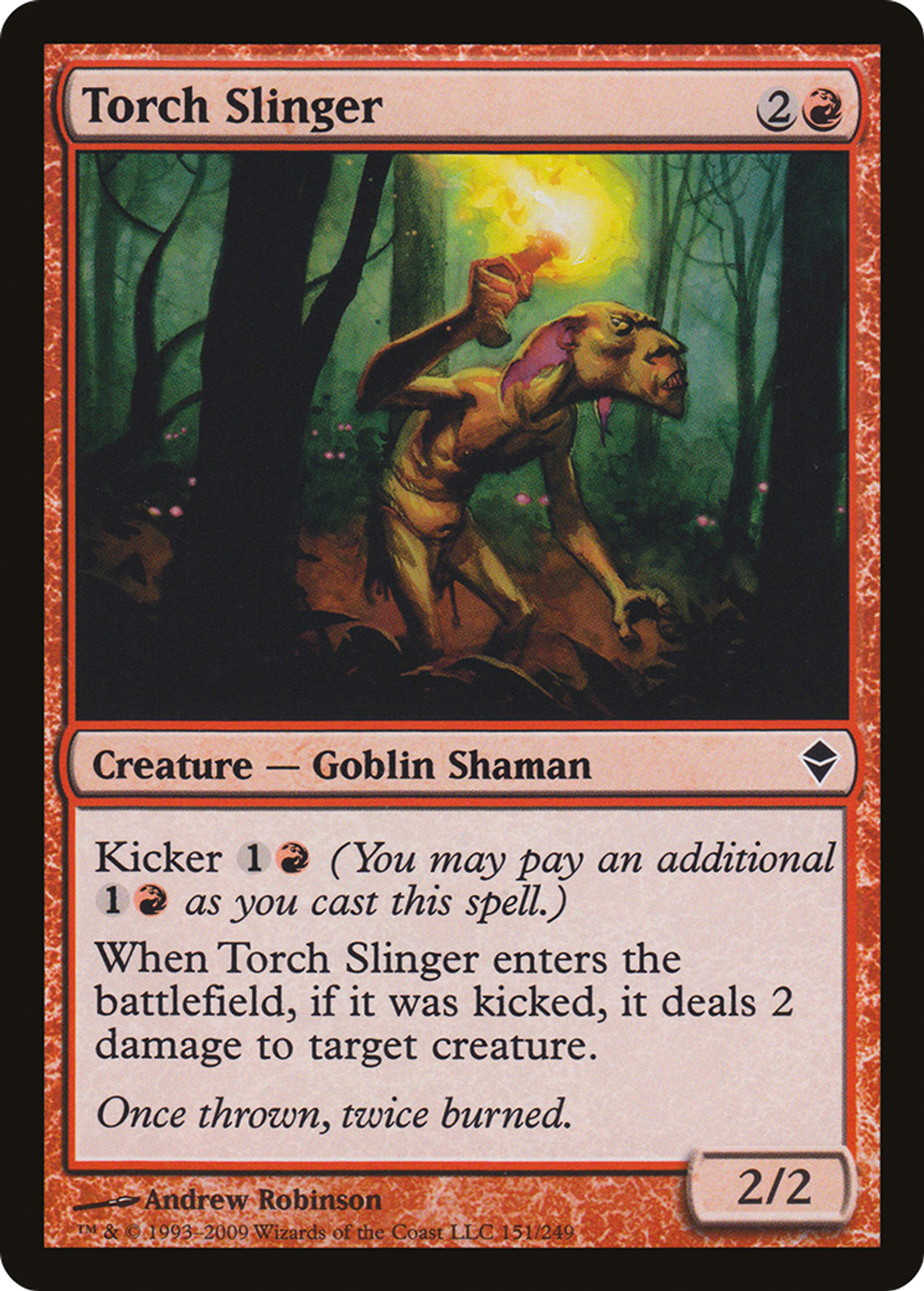 Frondeur de torches — Zendikar — Magic: The Gathering