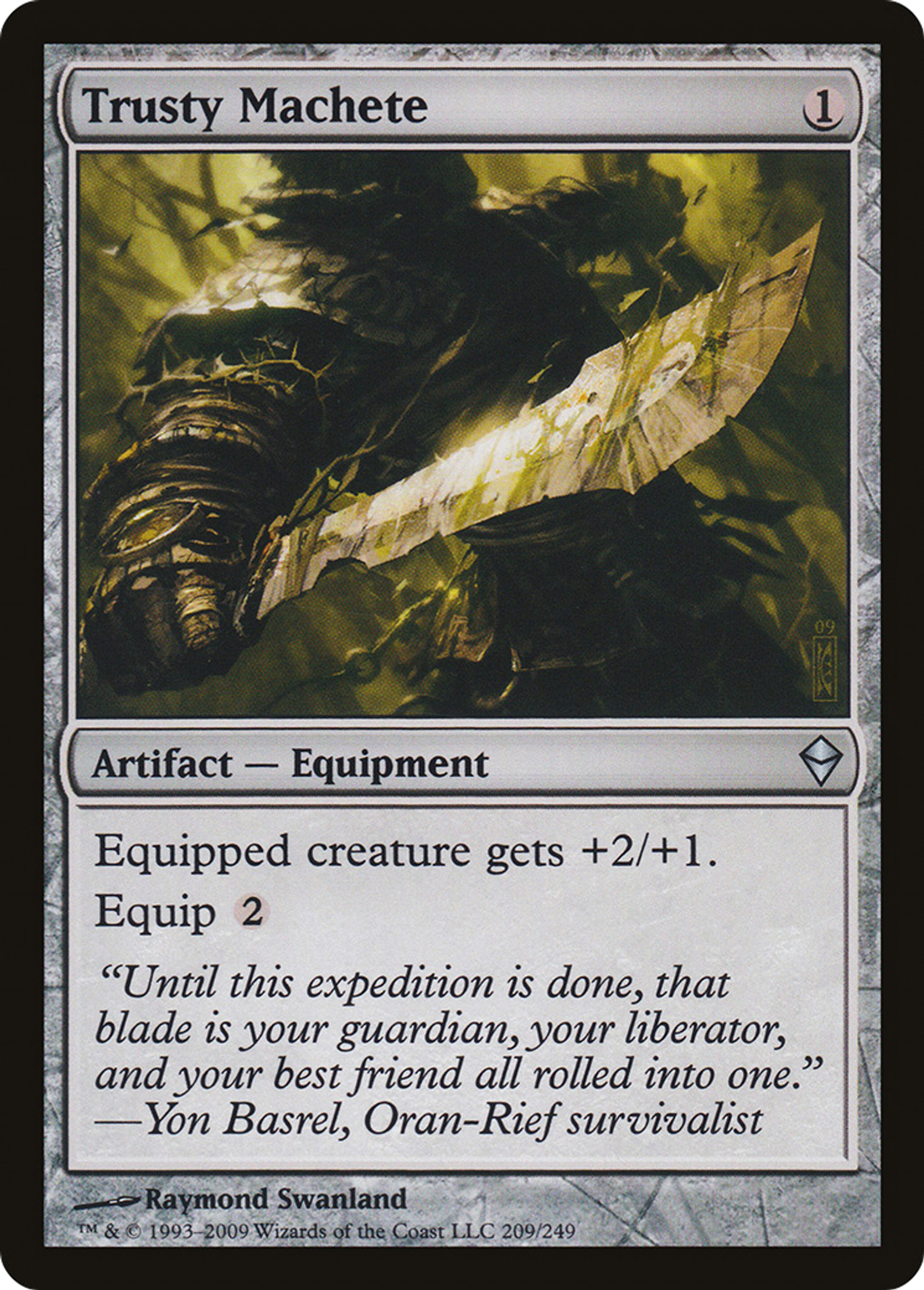 Trusty Machete — Zendikar — Magic: The Gathering