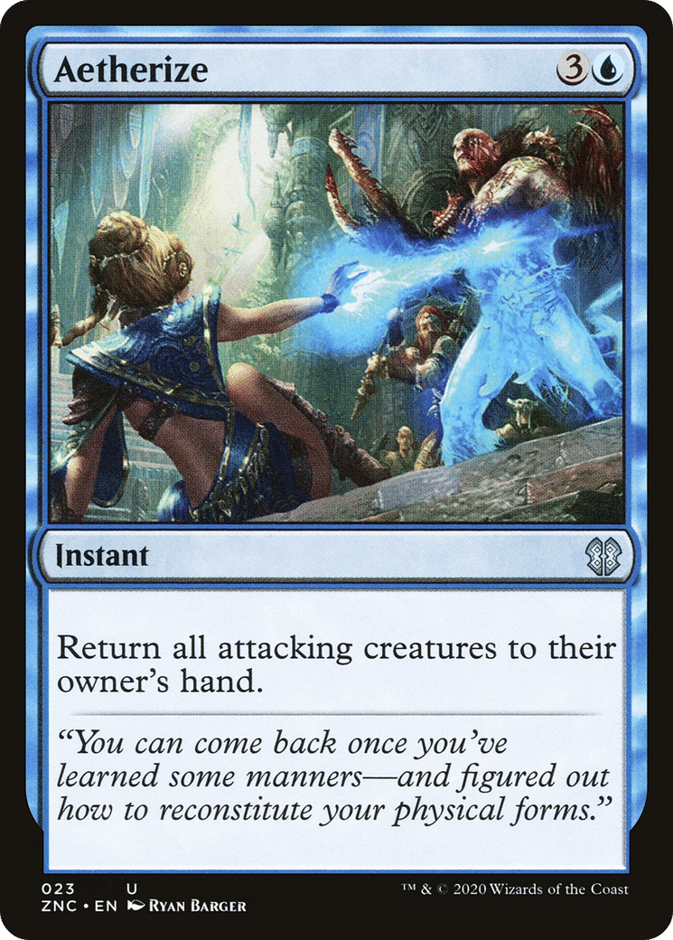 Aetherize — Zendikar Rising Commander — Magic: The Gathering