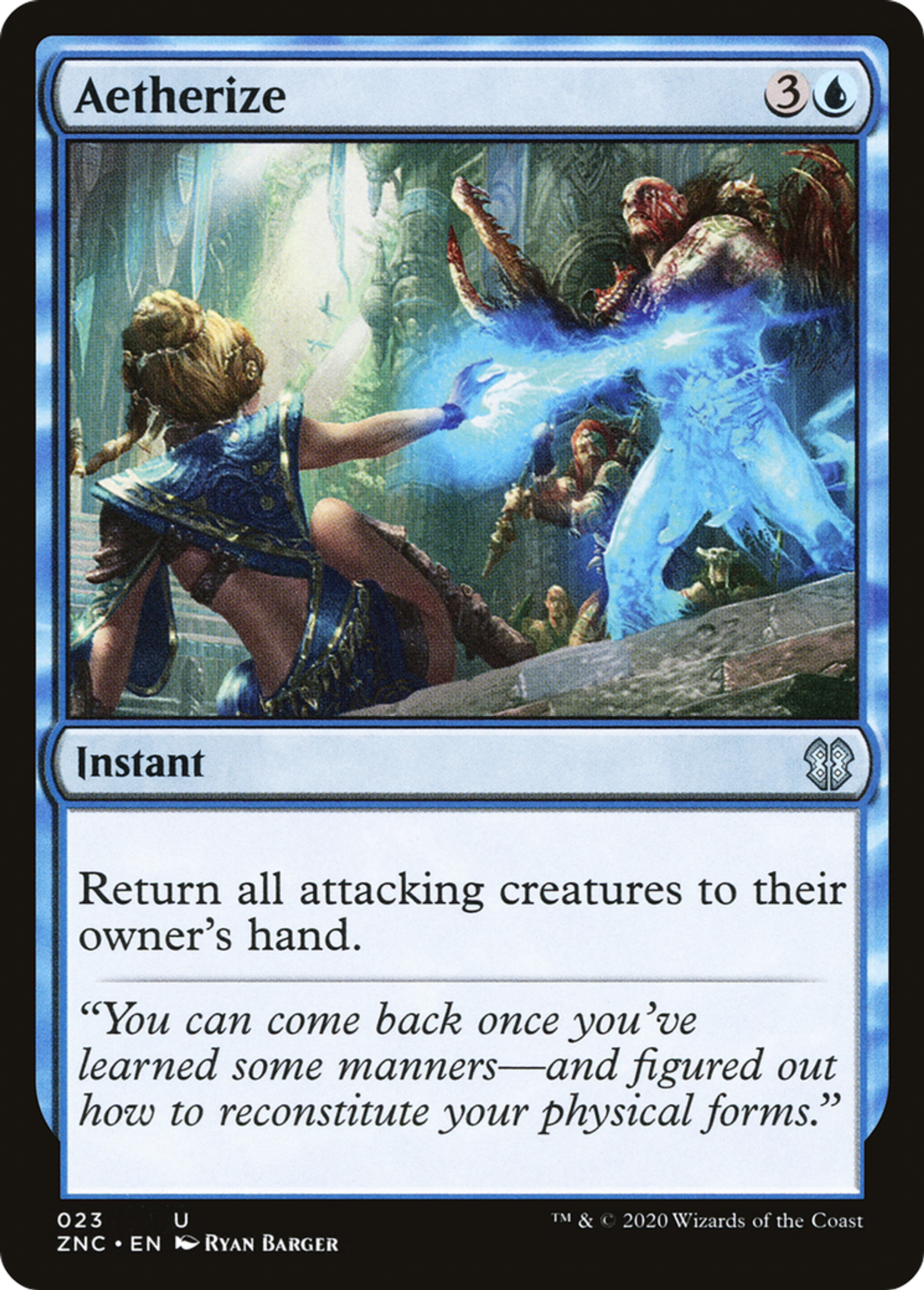 Aetherize — Zendikar Rising Commander — Magic: The Gathering