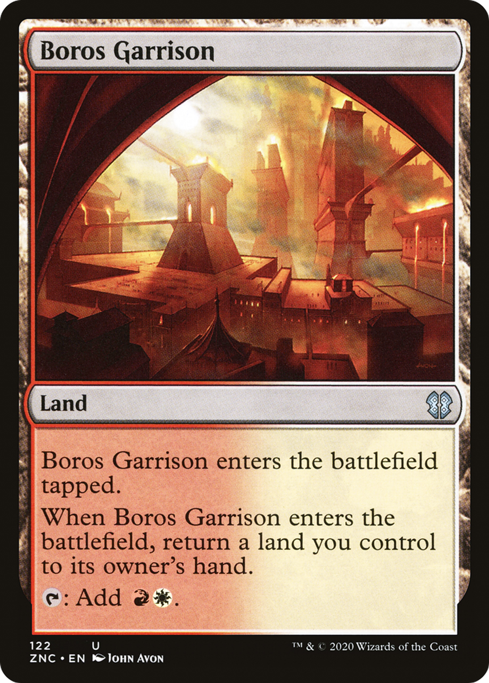 Garnison de Boros — Zendikar Rising Commander — Magic: The Gathering