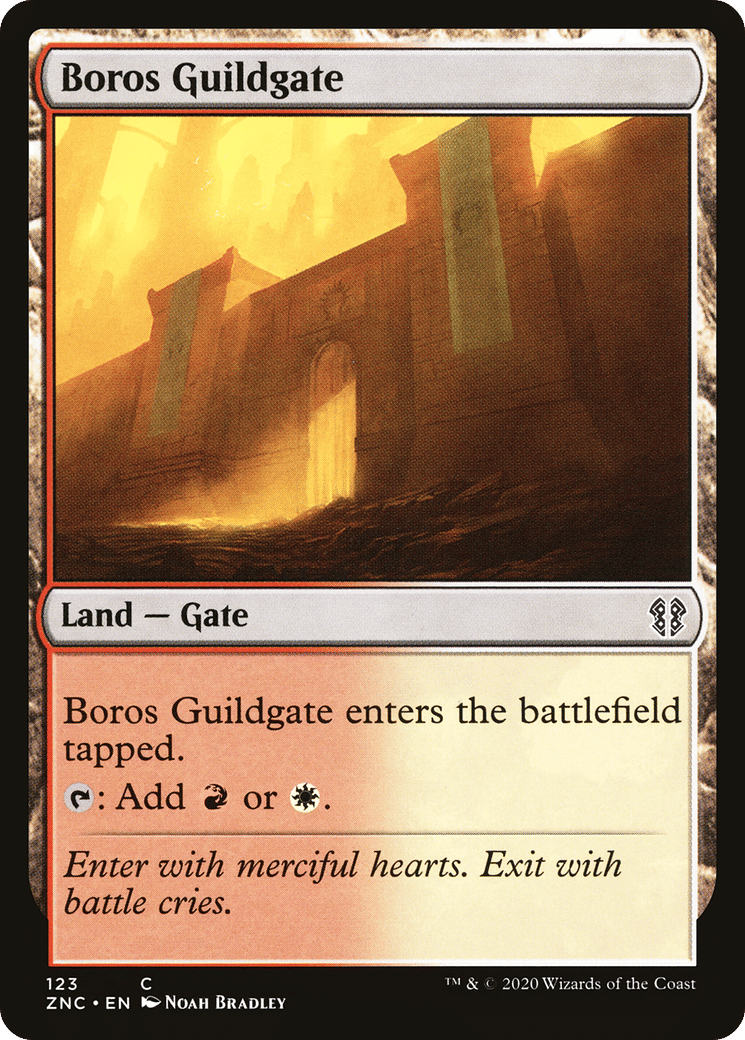 Boros Guildgate — Zendikar Rising Commander — Magic: The Gathering