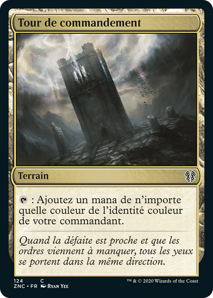 Tour de commandement — Zendikar Rising Commander — Magic: The Gathering