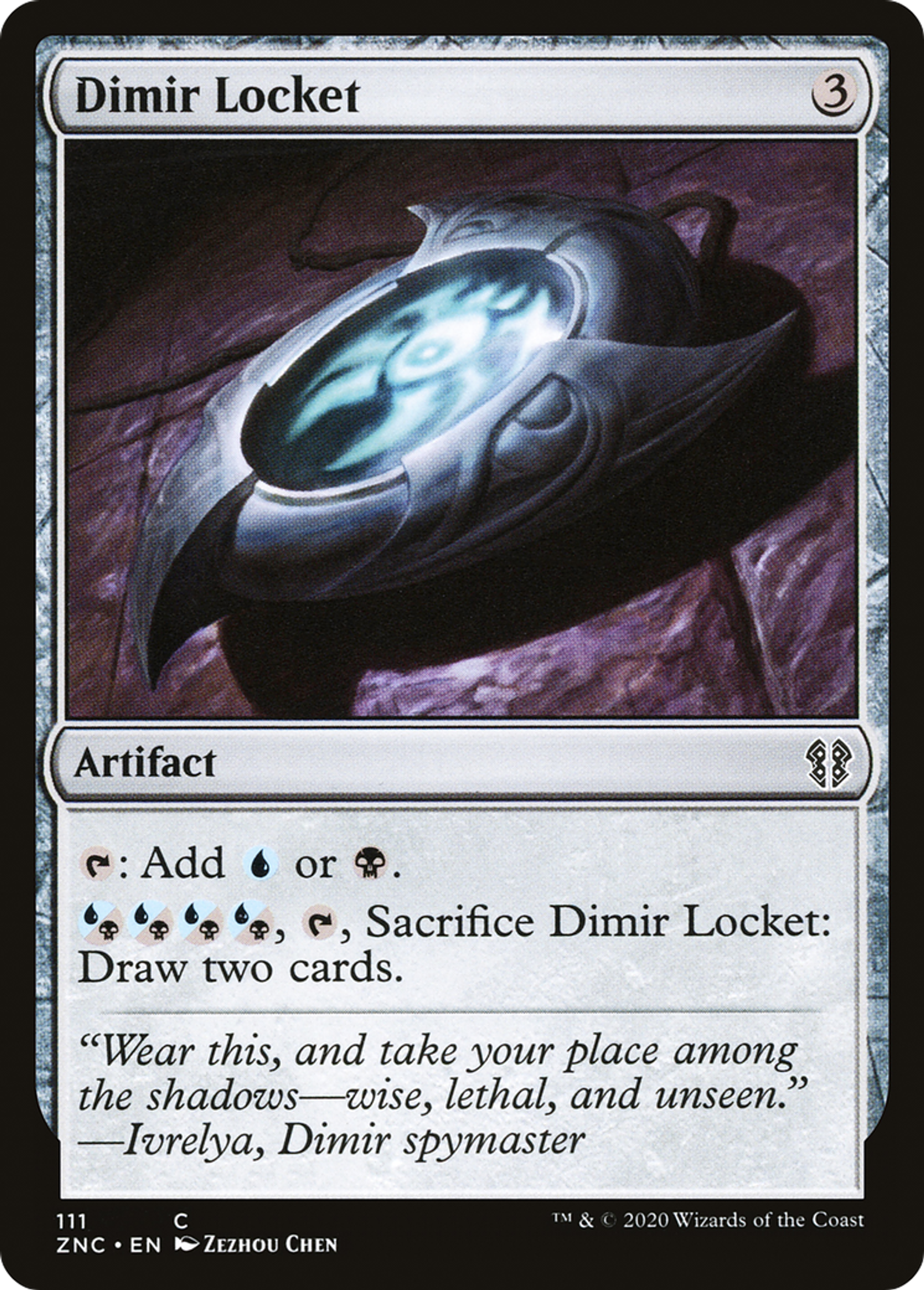 Médaillon de Dimir — Zendikar Rising Commander — Magic: The Gathering