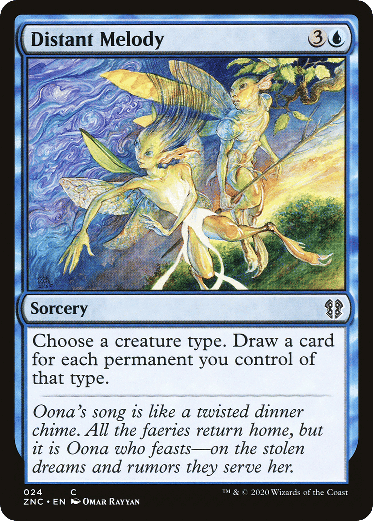 Distant Melody — Zendikar Rising Commander — Magic: The Gathering