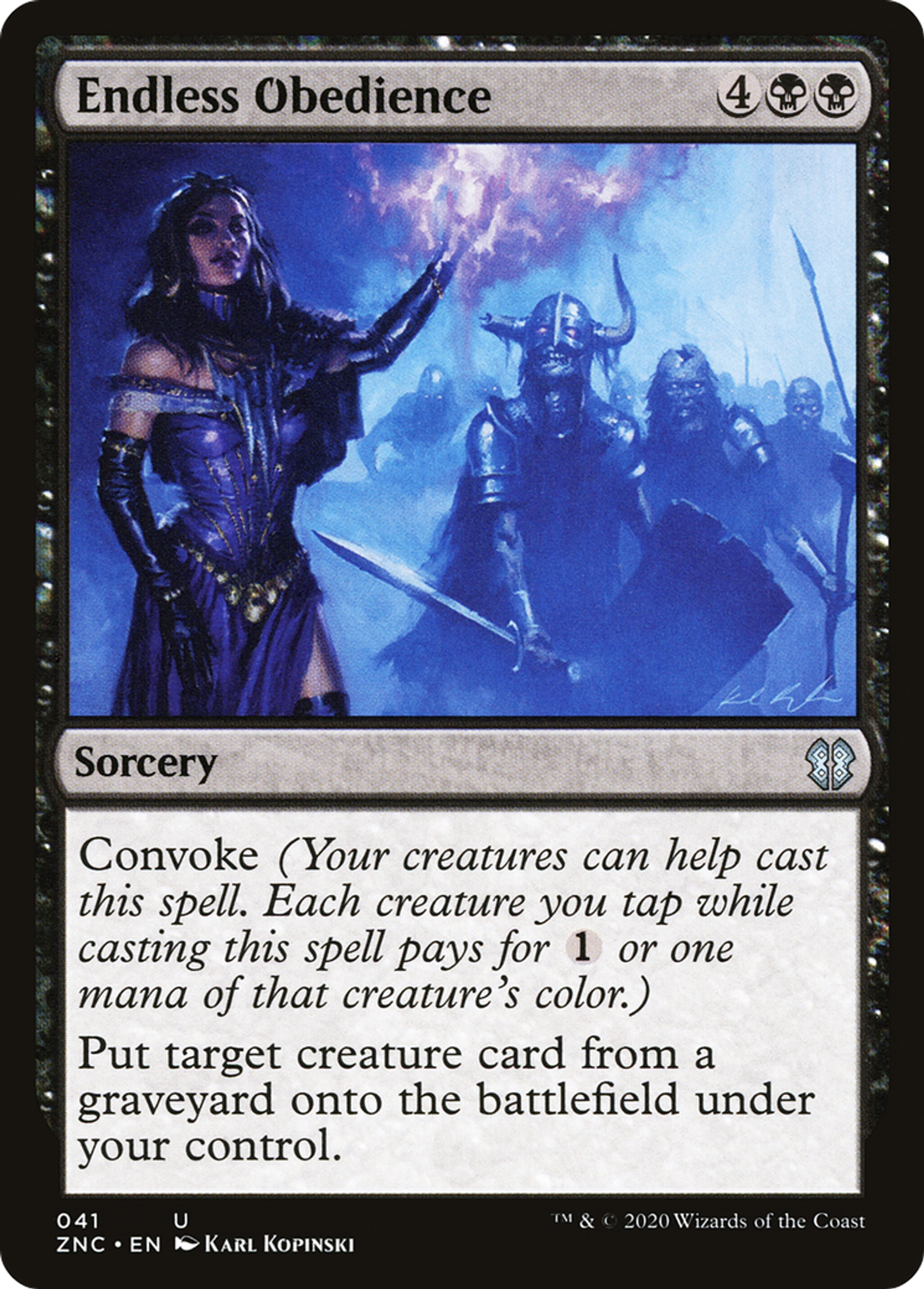 Obéissance perpétuelle — Zendikar Rising Commander — Magic: The Gathering