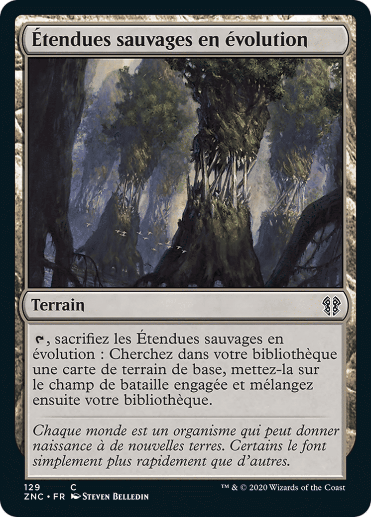 Étendues sauvages en évolution — Zendikar Rising Commander — Magic: The Gathering