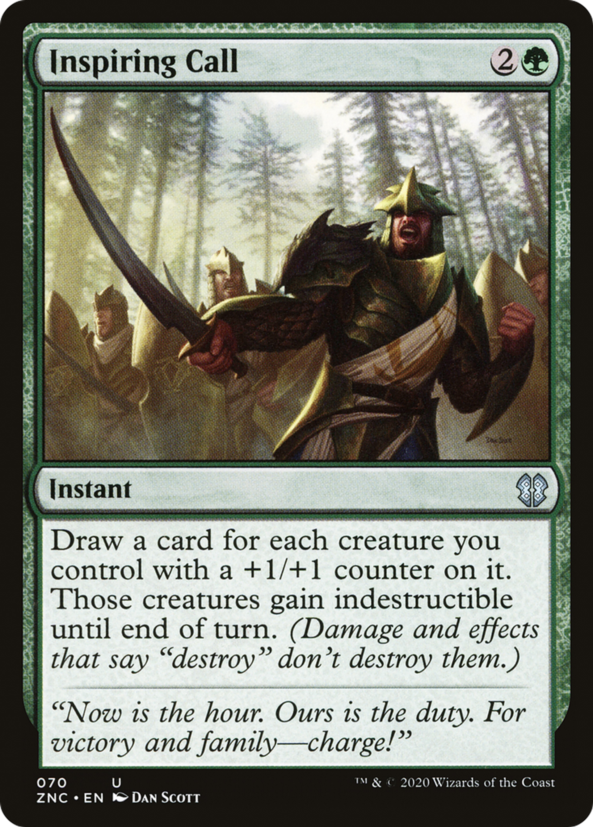 Appel inspirateur — Zendikar Rising Commander — Magic: The Gathering