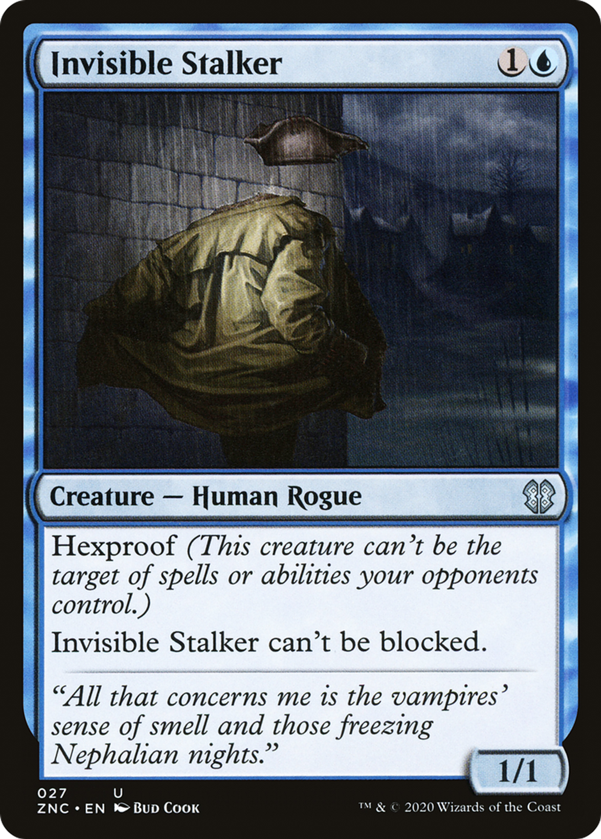 Invisible Stalker — Zendikar Rising Commander — Magic: The Gathering
