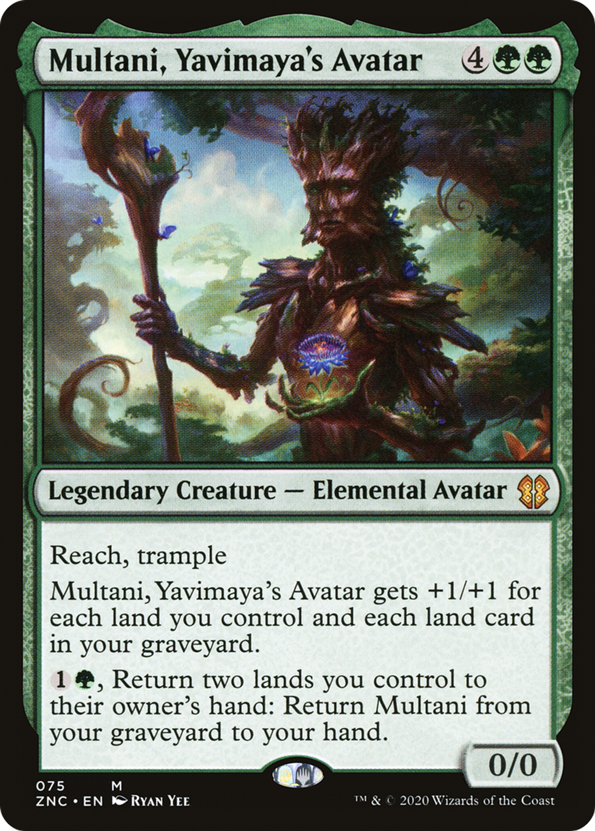Multani, Yavimaya's Avatar — Zendikar Rising Commander — Magic: The Gathering