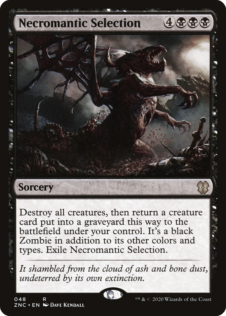 Necromantic Selection — Zendikar Rising Commander — Magic: The Gathering