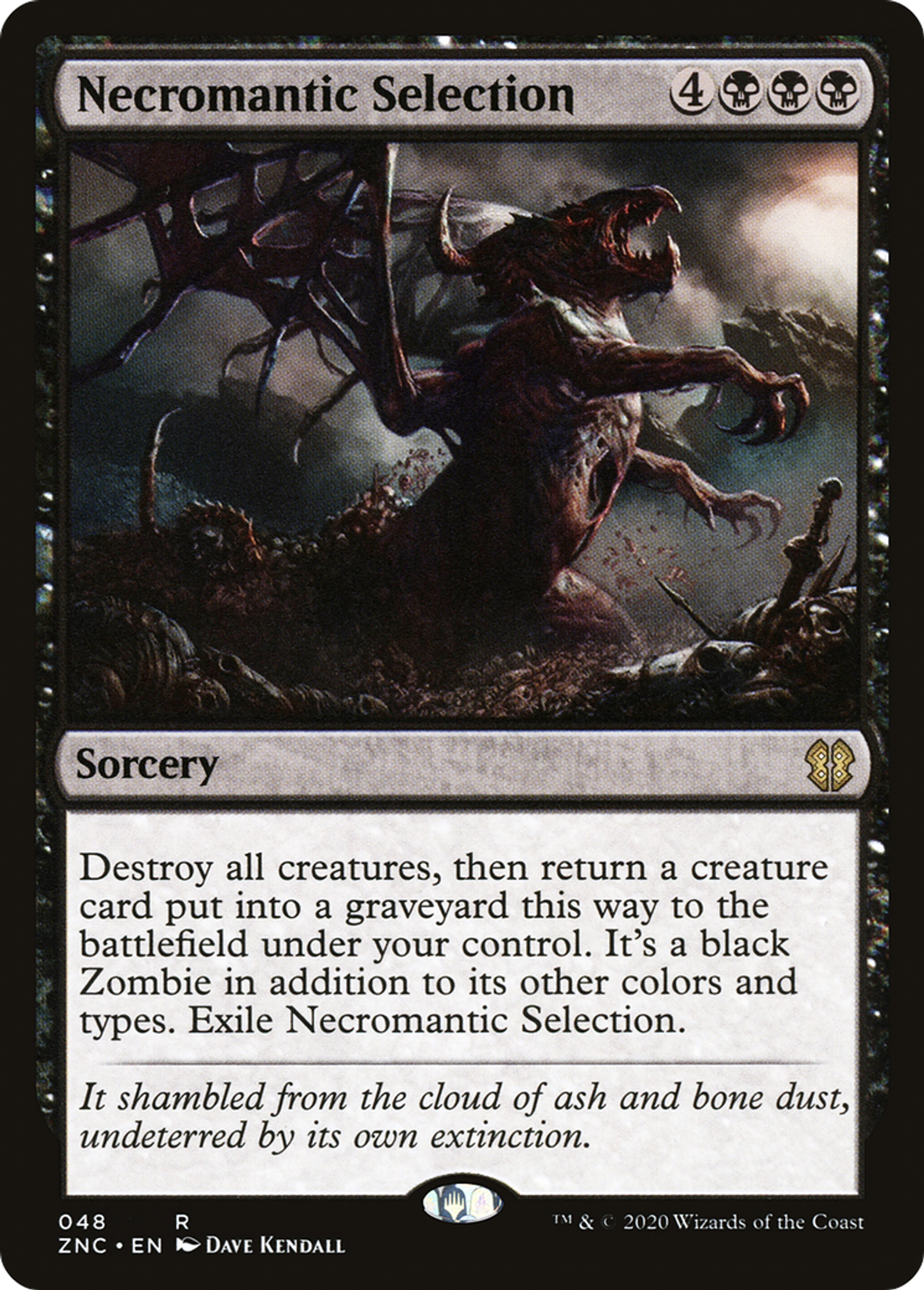 Necromantic Selection — Zendikar Rising Commander — Magic: The Gathering