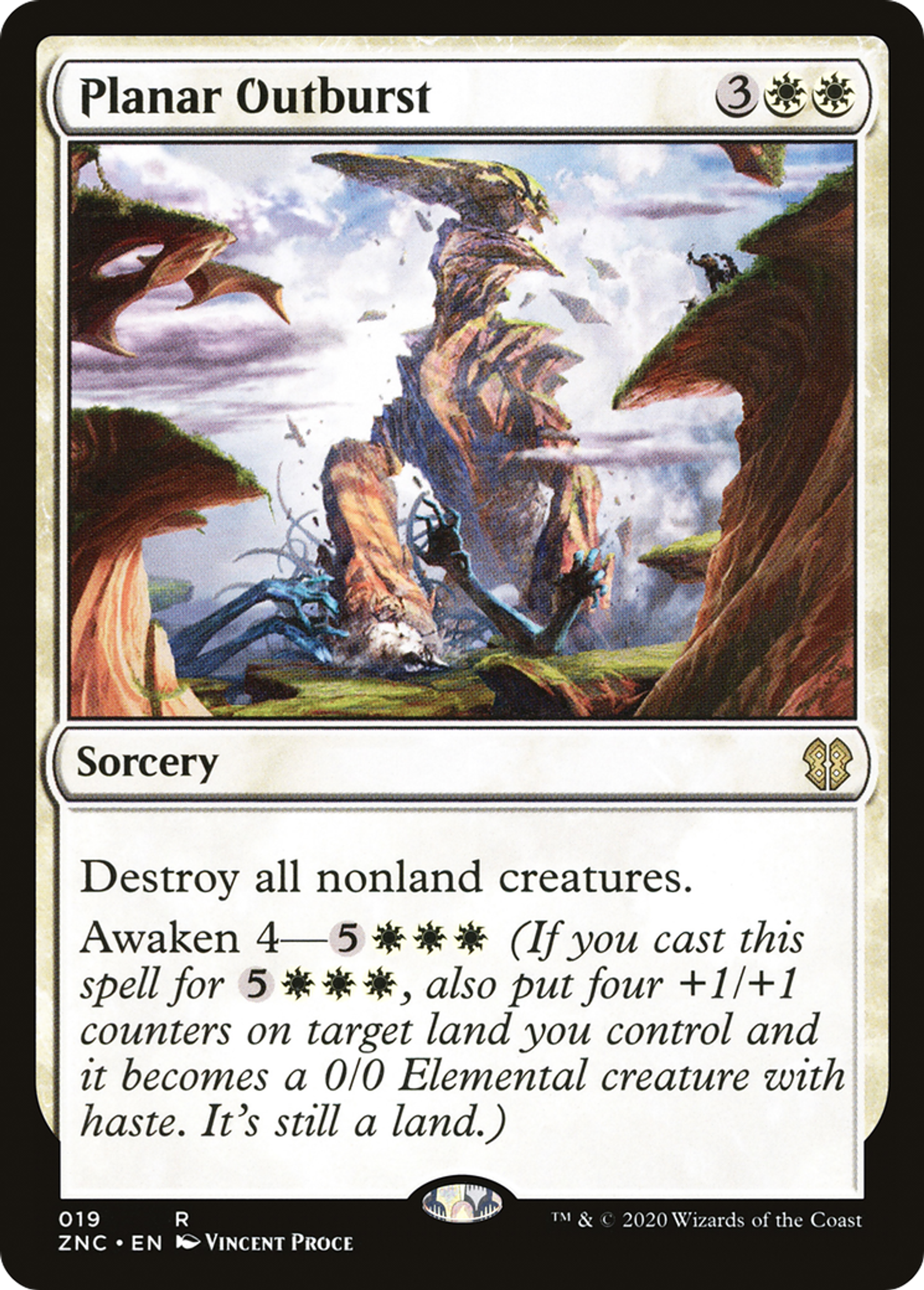 Planar Outburst — Zendikar Rising Commander — Magic: The Gathering