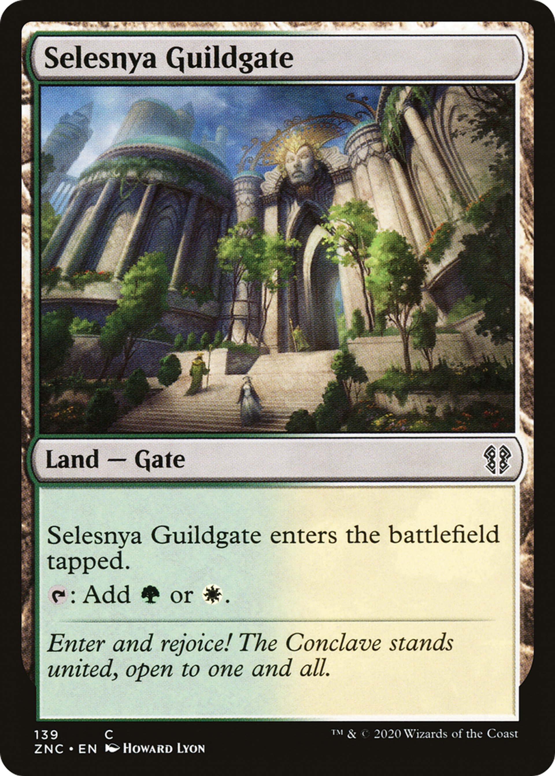 Porte de la guilde de Selesnya — Zendikar Rising Commander — Magic: The Gathering