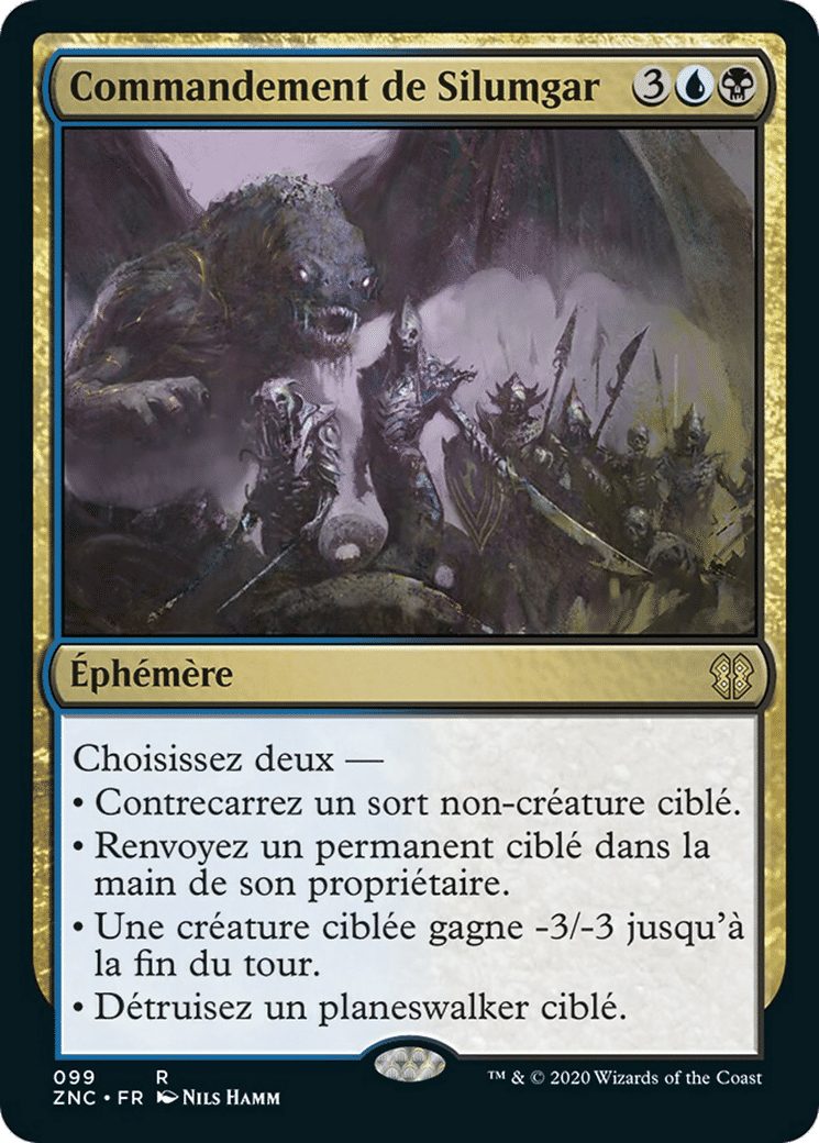 Commandement de Silumgar — Zendikar Rising Commander — Magic: The Gathering