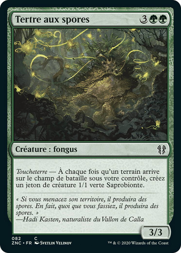 Tertre aux spores — Zendikar Rising Commander — Magic: The Gathering