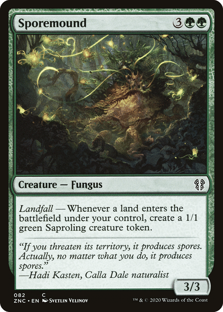Sporemound — Zendikar Rising Commander — Magic: The Gathering