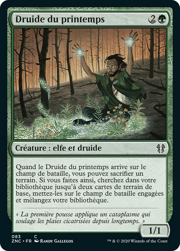 Druide du printemps — Zendikar Rising Commander — Magic: The Gathering