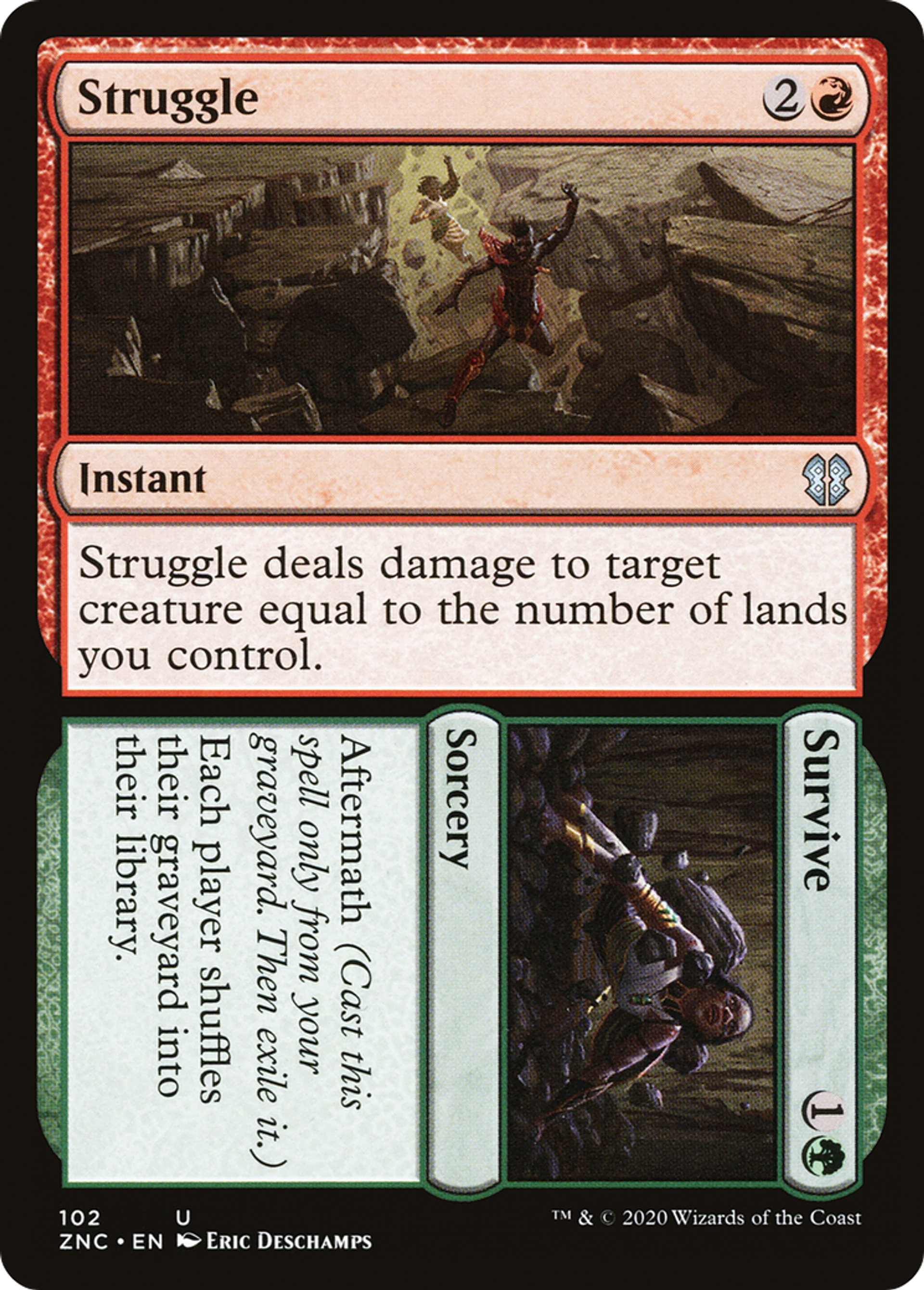 Lutter // Survivre — Zendikar Rising Commander — Magic: The Gathering