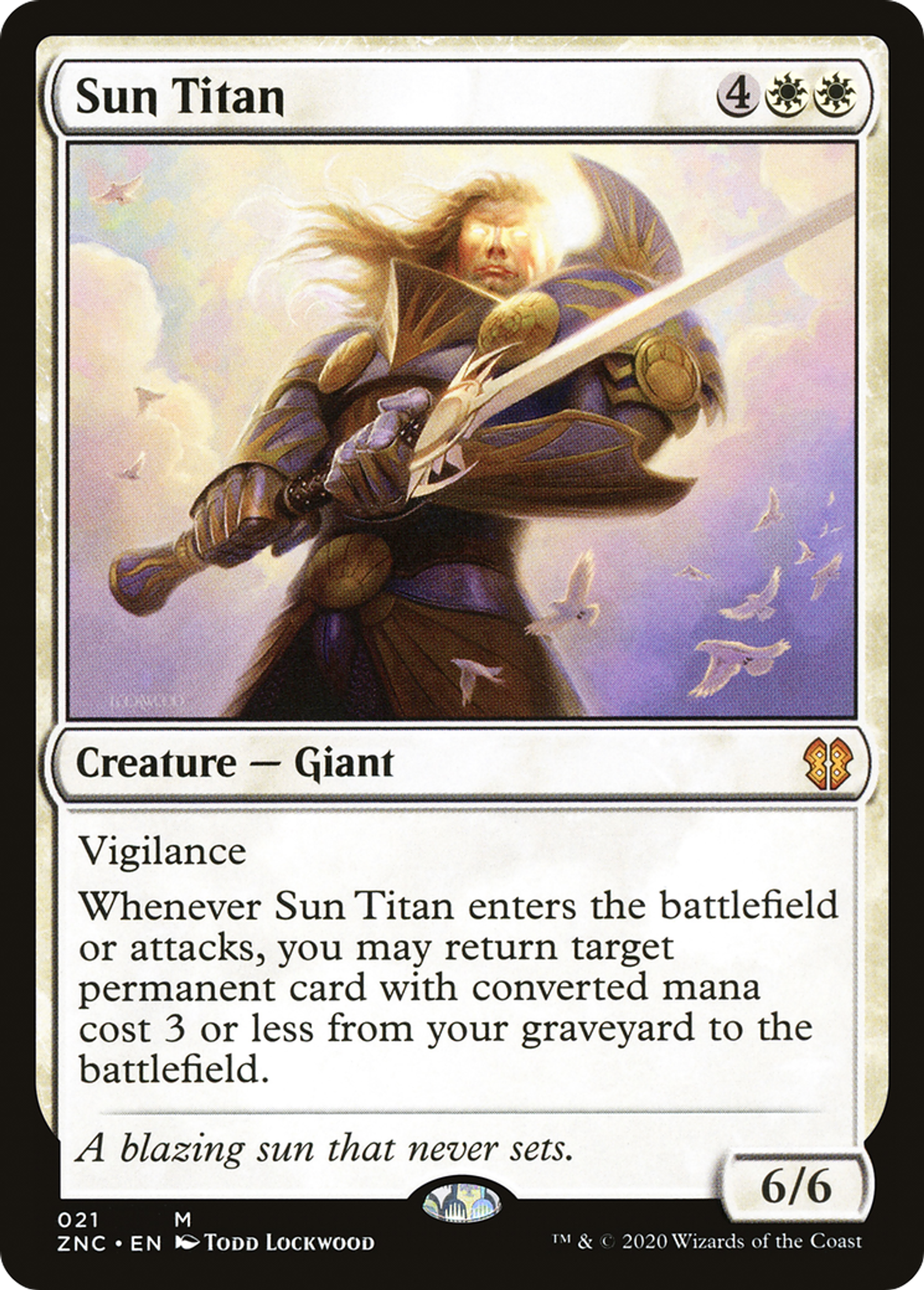 Sun Titan — Zendikar Rising Commander — Magic: The Gathering