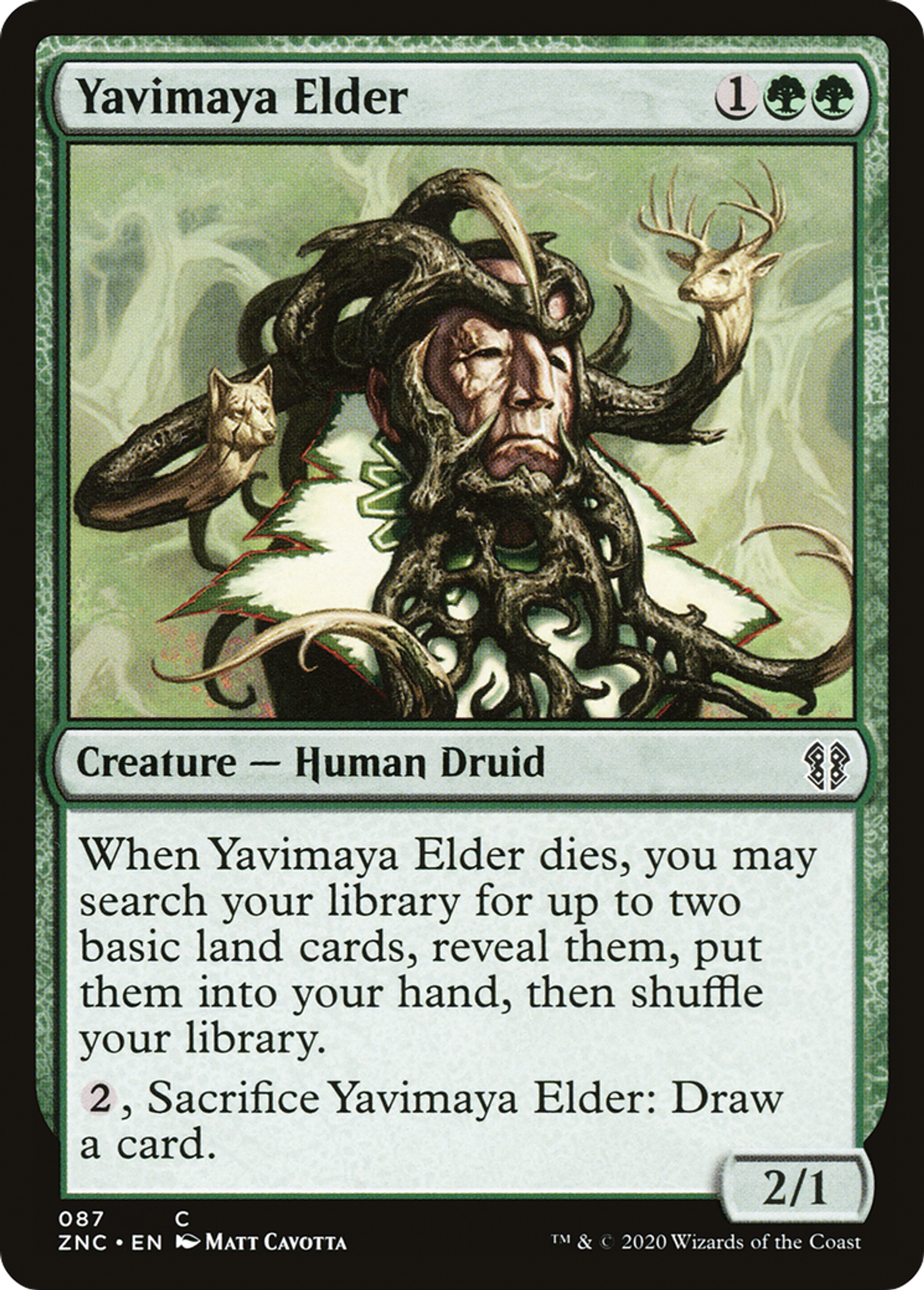 Yavimaya Elder — Zendikar Rising Commander — Magic: The Gathering