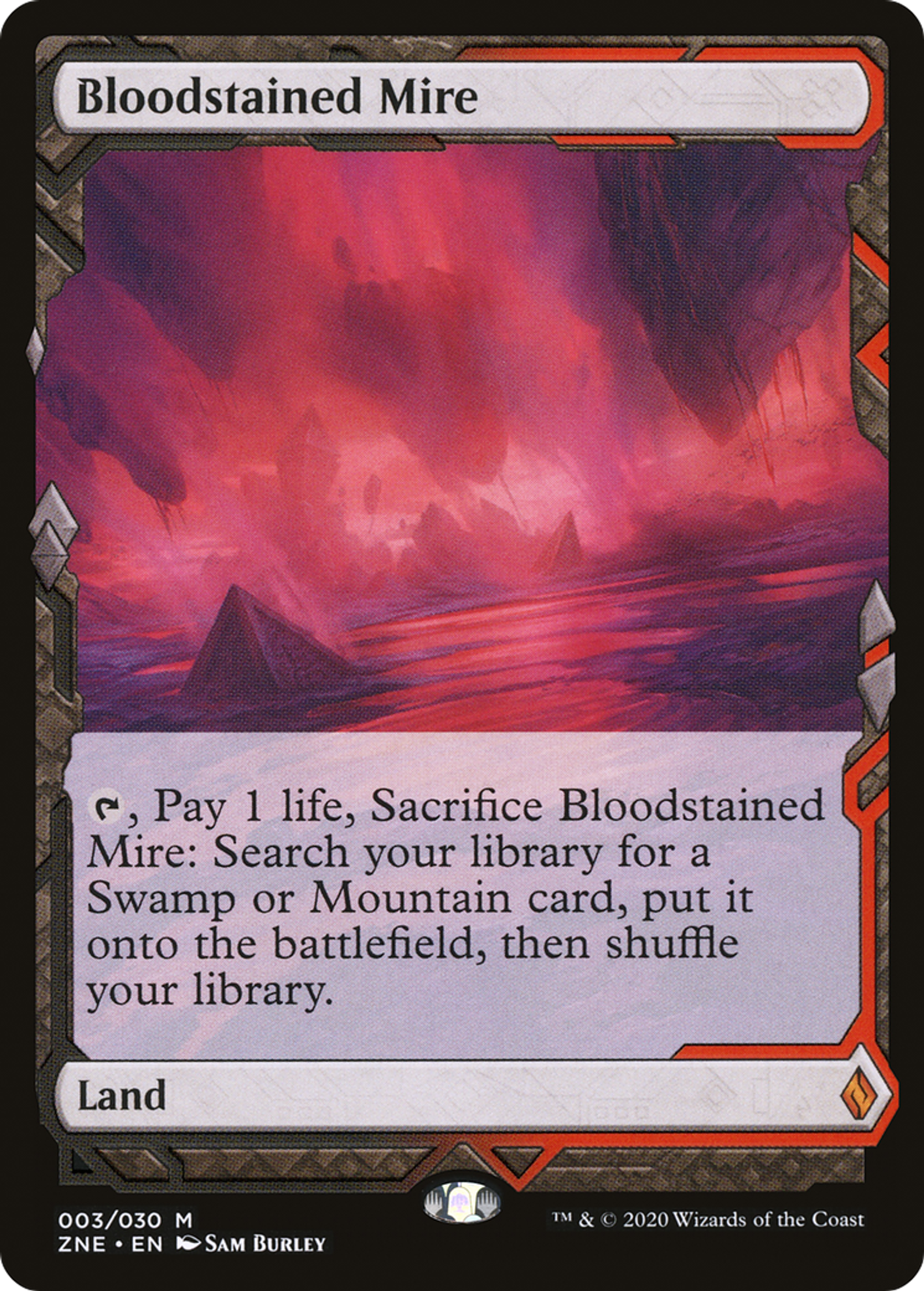 Bloodstained Mire — Zendikar Rising Expeditions — Magic: The Gathering